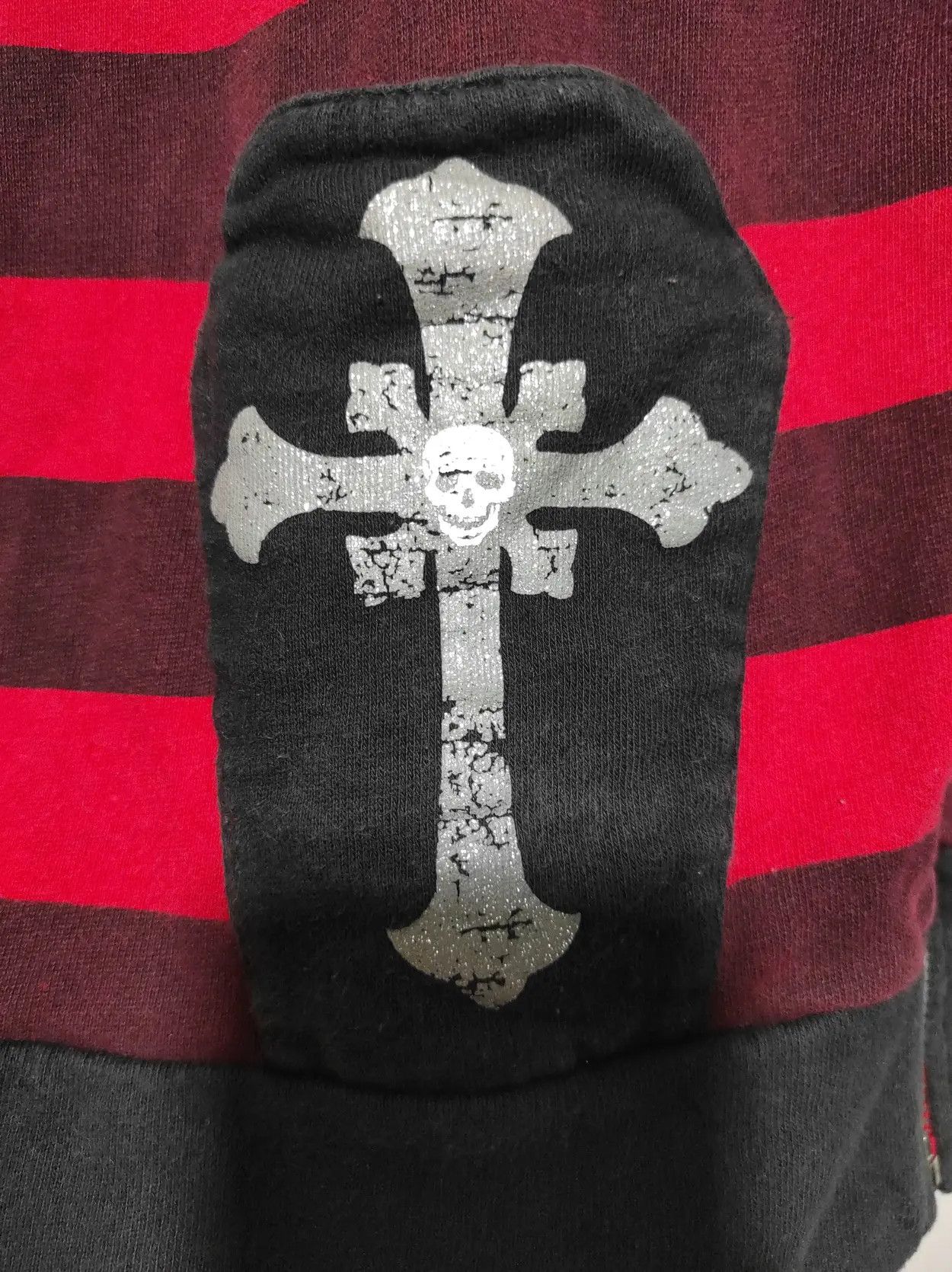 Japanese Brand Head Punk Skull stripe zip fur hoodie ifsix LGB style Size US S / EU 44-46 / 1 - 9 Thumbnail