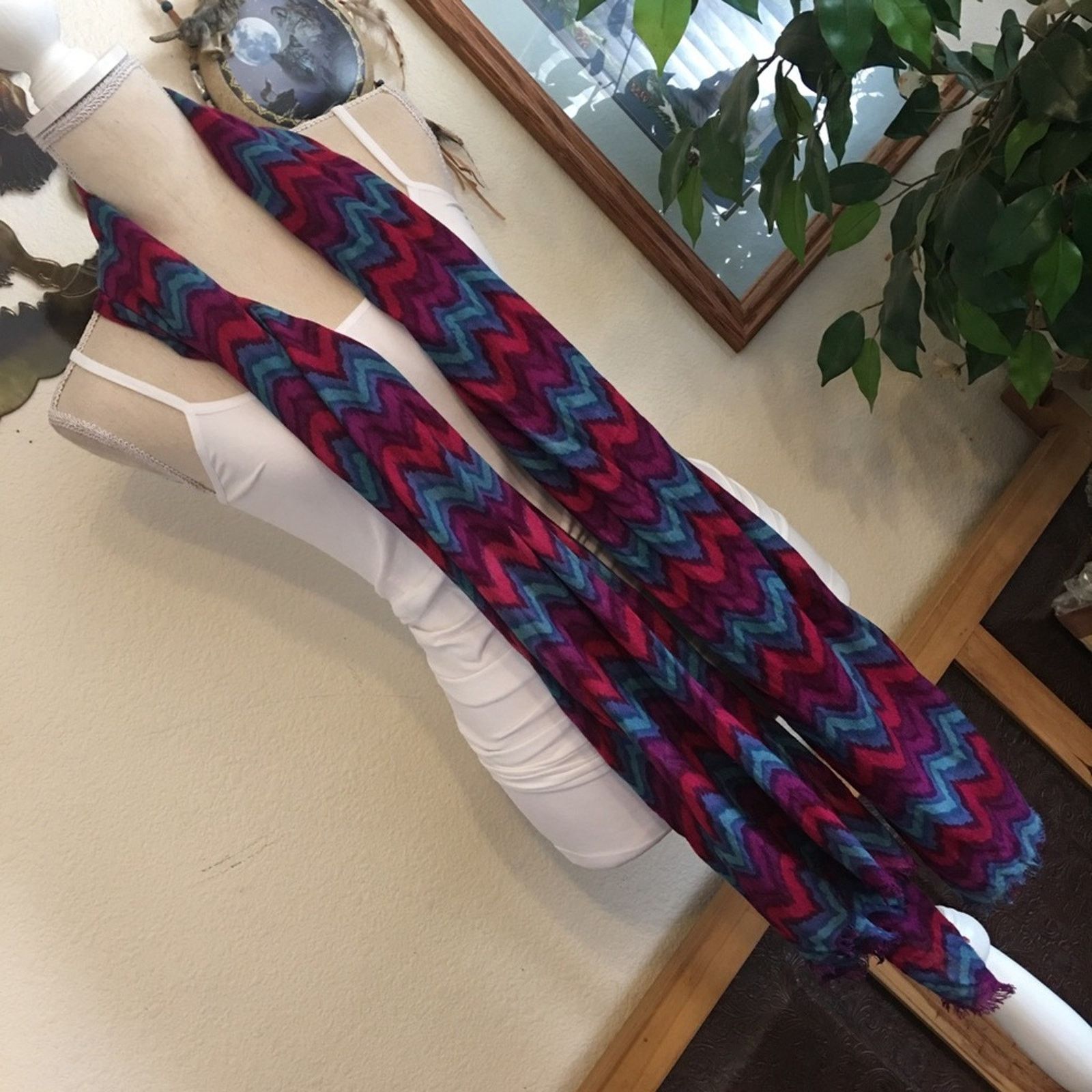 Other Curations by Stefanie Greenfield colorful scarf Size ONE SIZE - 4 Thumbnail