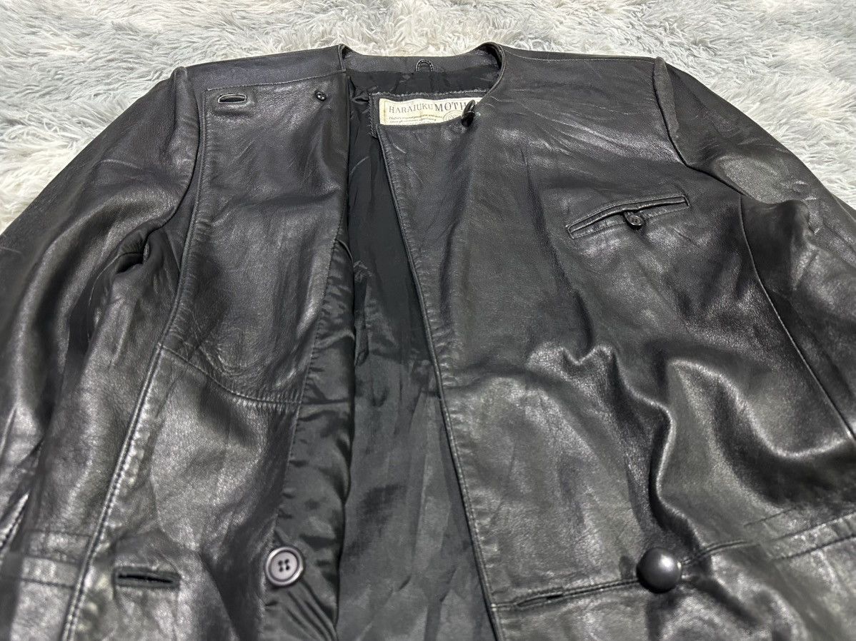 Japanese Brand 🔥Sick Y2K Harajuku Mother Lambskin Leather Jacket Goth Punk Size US L / EU 52-54 / 3 - 7 Thumbnail