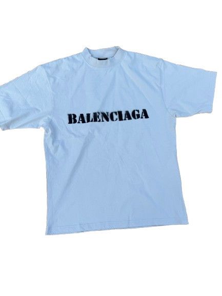 Balenciaga Balenciaga Stencil Logo Tee Size US XS / EU 42 / 0 - 1 Thumbnail