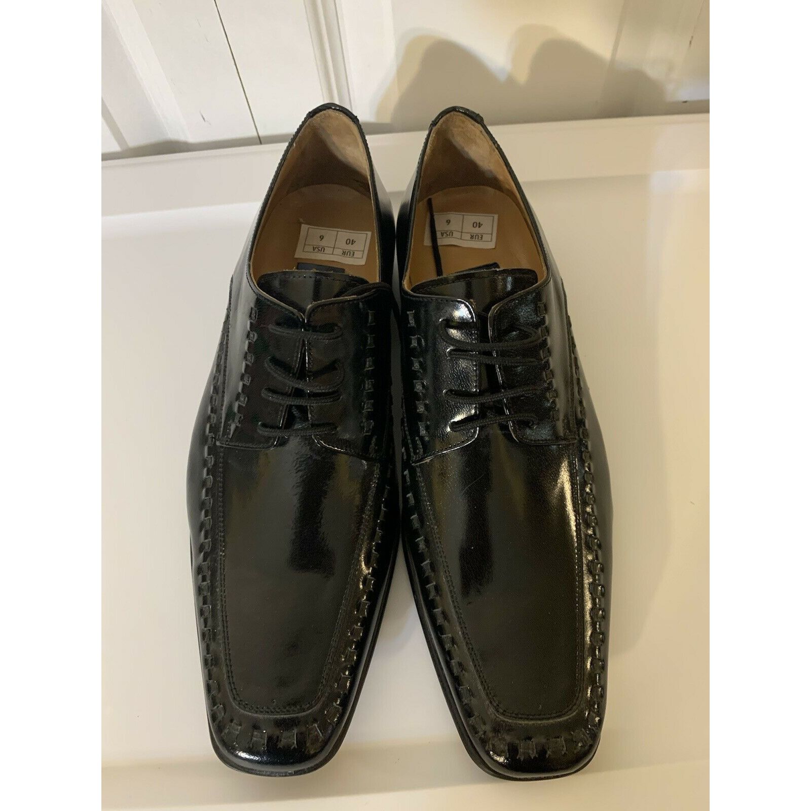 Other Yensa Men’s Sz 10 Dress Shoes Black LACE UP OXFORDS Size US 10 / EU 43 - 1 Thumbnail