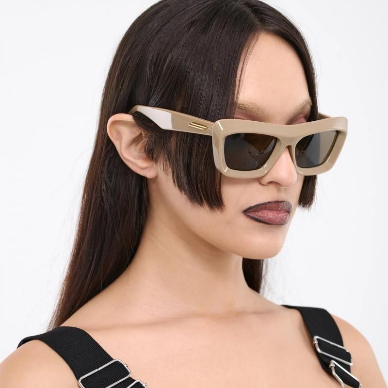 Bottega Veneta NEW BOTTEGA VENETA SUNGLASSES BV1283S 003 WOMEN BROWN Size ONE SIZE - 1 Thumbnail