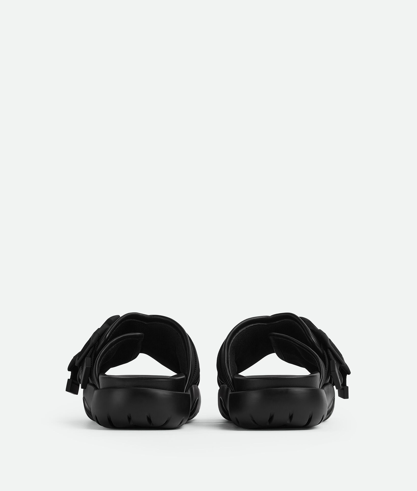 Bottega Veneta o1w1db10225 Snap Slide Sandals in Black Size US 12 / EU 45 - 3 Thumbnail