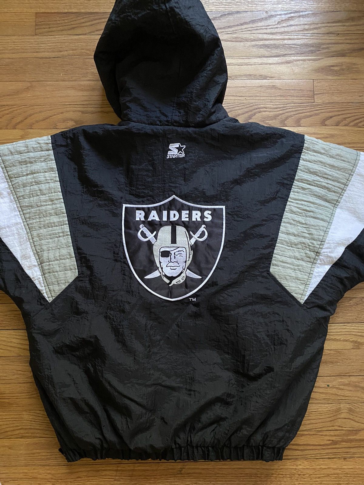 NFL Streetwear Vintage Rare Vintage 90s LA Raiders Puffer Jacket by Starter Grailed