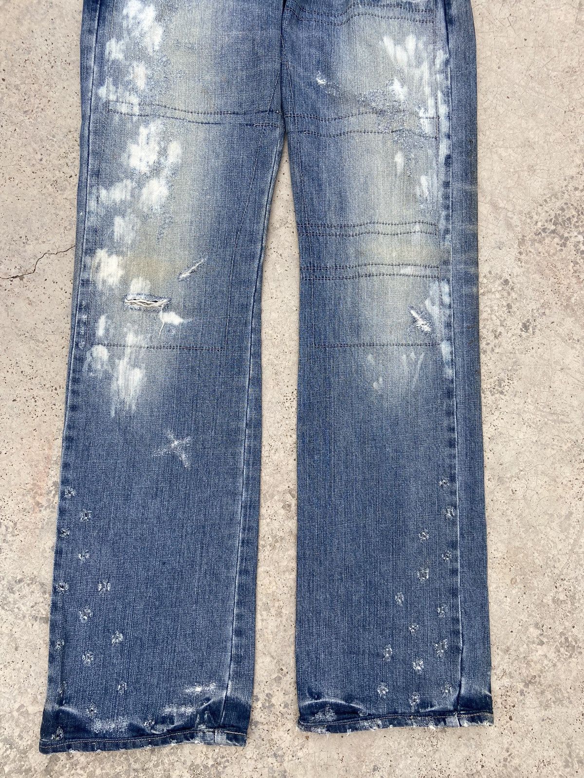 Cook Jeans Cook jeans Distressed denim undercover design reconstructed Size US 29 - 5 Thumbnail