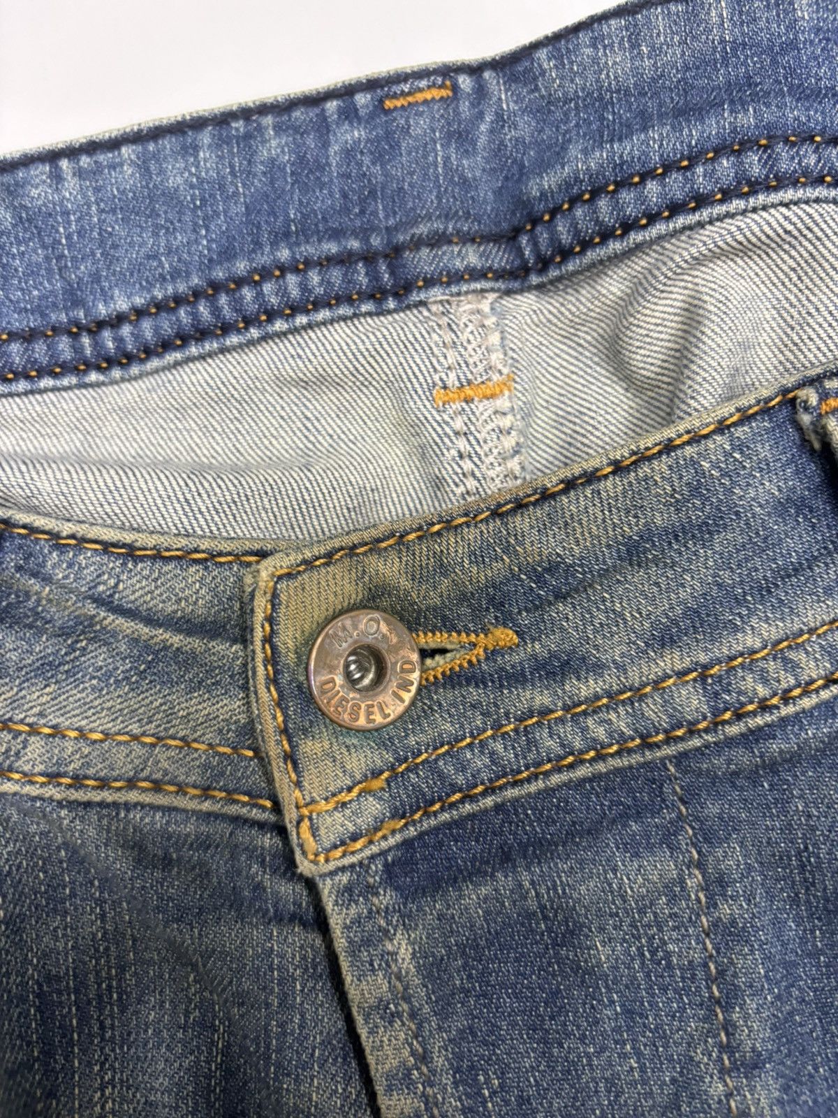 Kapital 🔥DIESEL EARTHY MUD WASH RUSTY DARRON SLIM TAPERED JEANS Size US 34 / EU 50 - 10 Thumbnail