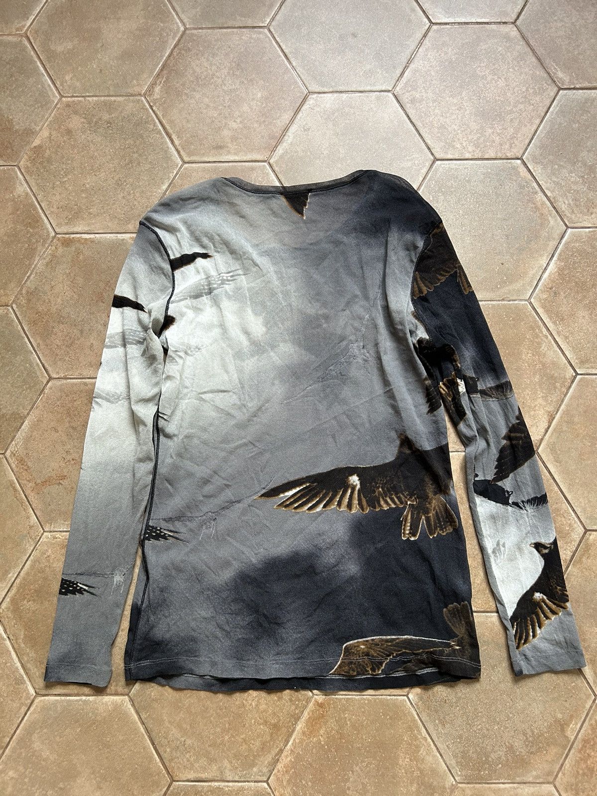 Japanese Brand Eagle shirt mesh long sleeve Size M / US 6-8 / IT 42-44 - 5 Thumbnail
