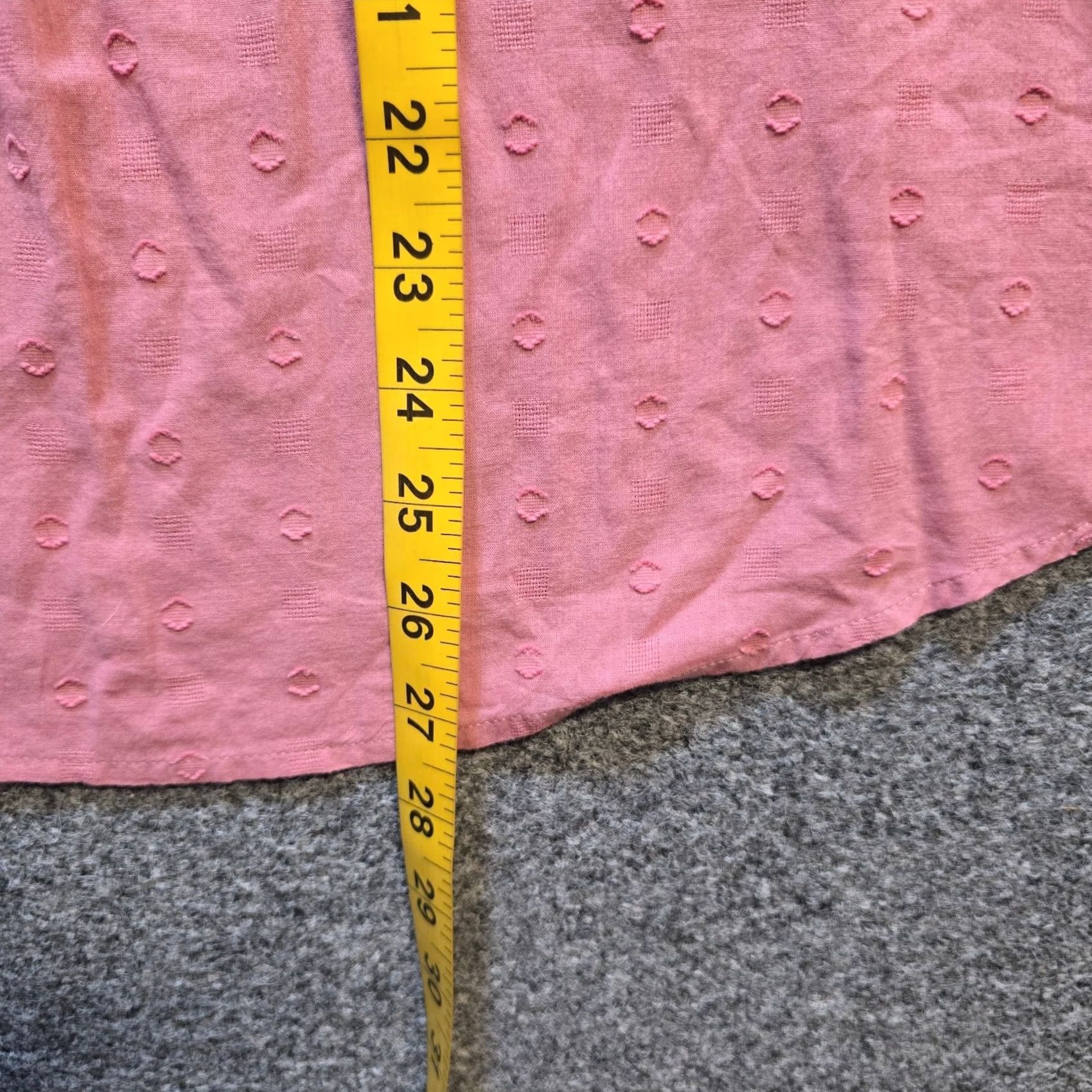 J. Jill J. Jill Top Womens Small Petite Pink Embroidered Peasant Popover A Line Casual Shirt Size S / US 4 / IT 40 - 6 Thumbnail