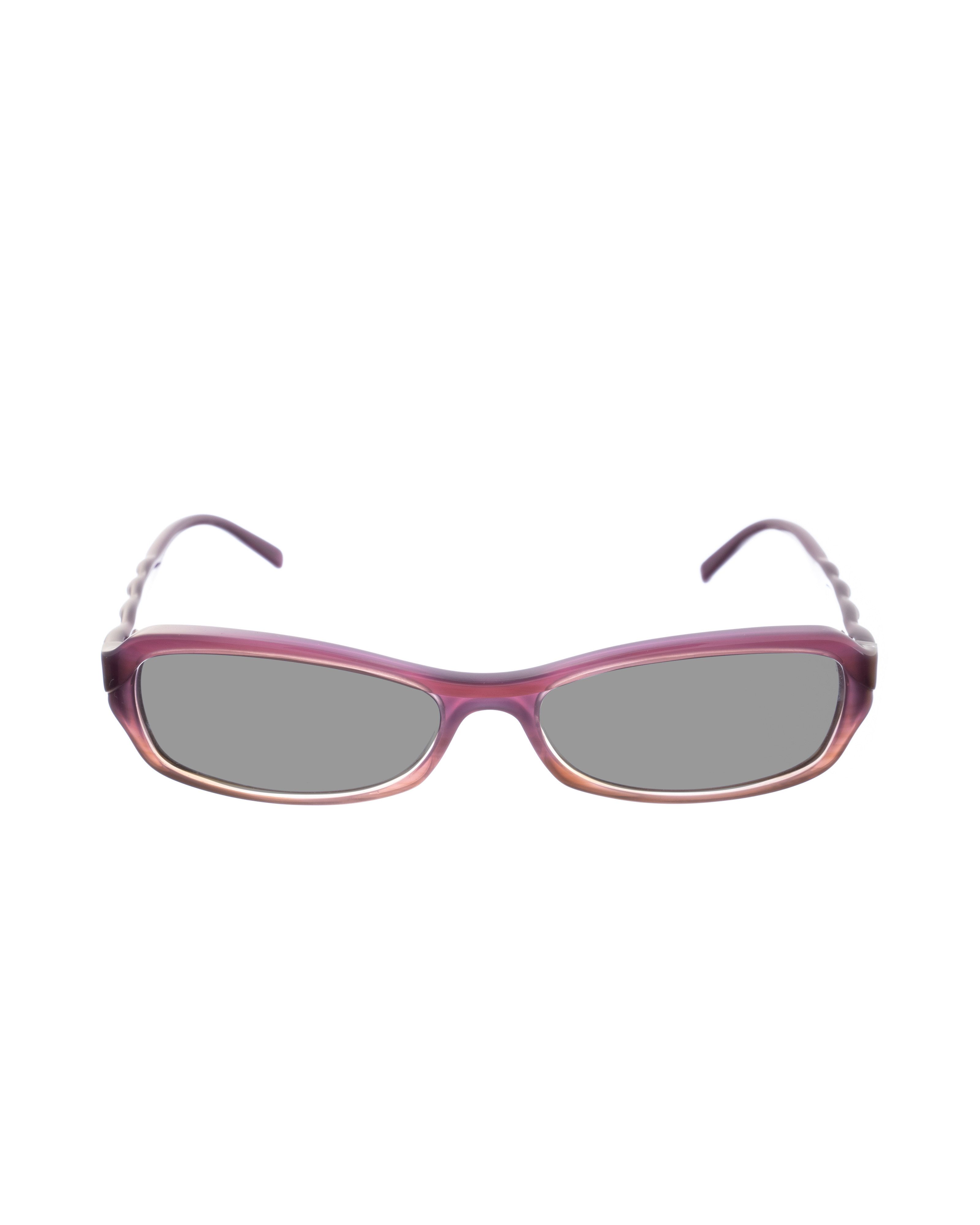 Alexander McQueen Alexander McQueen 90s Violet Swirl Cat-Eye Sunglasses Size ONE SIZE - 3 Thumbnail