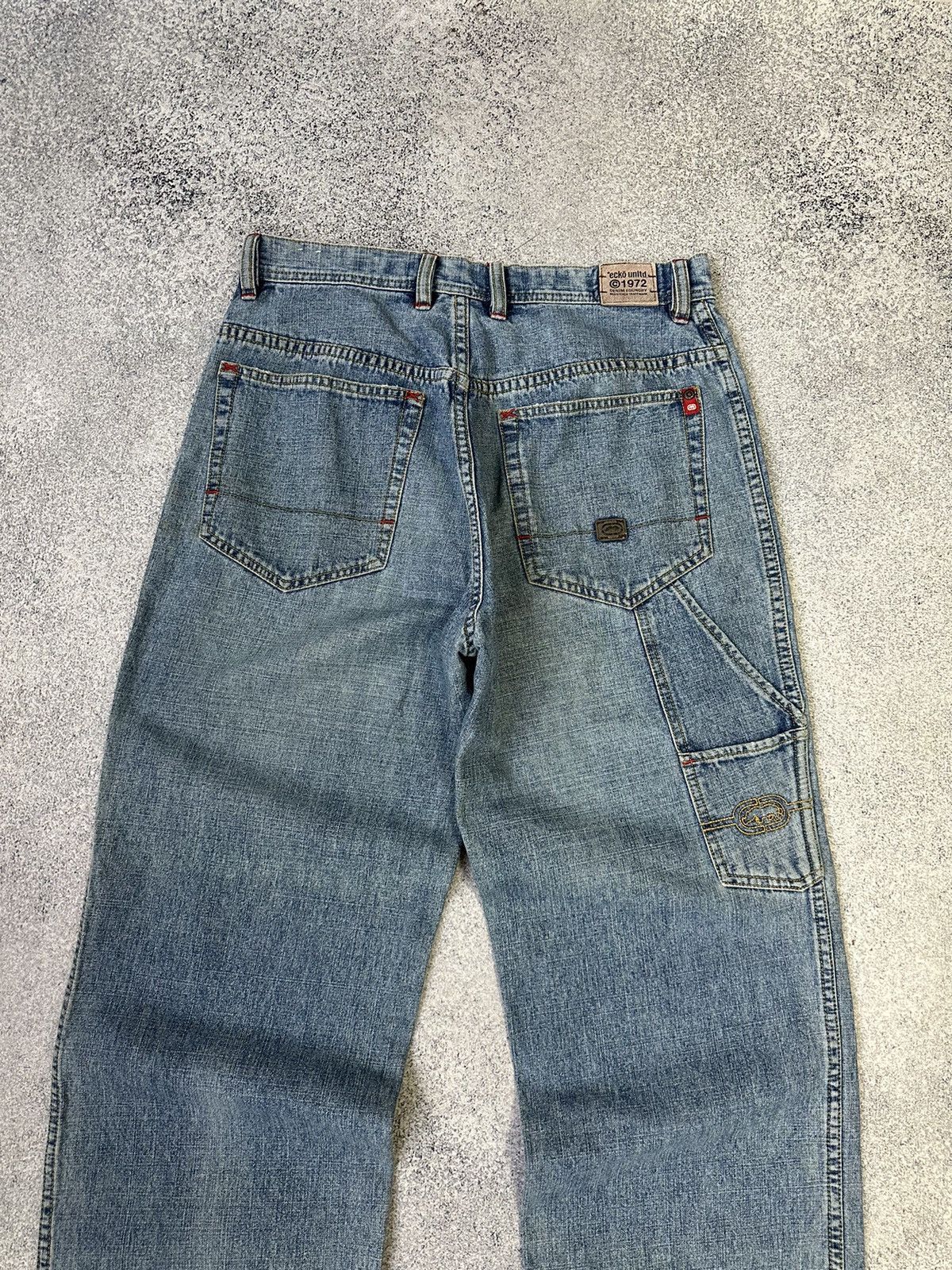 Ecko Unltd. × Vintage Vintage ECKo Unltd Rap Baggy Y2K Jeans Size US 30 / EU 46 - 3 Thumbnail