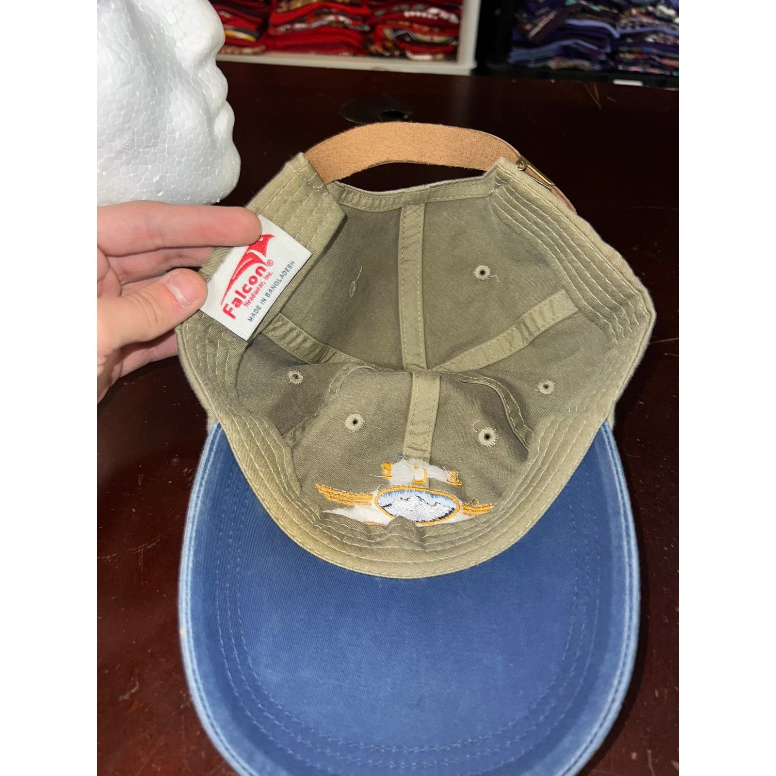 Vintage Vintage ECF Mens Retreat Hat 2004 Logo Mountain Brown VTG Size ONE SIZE - 6 Thumbnail