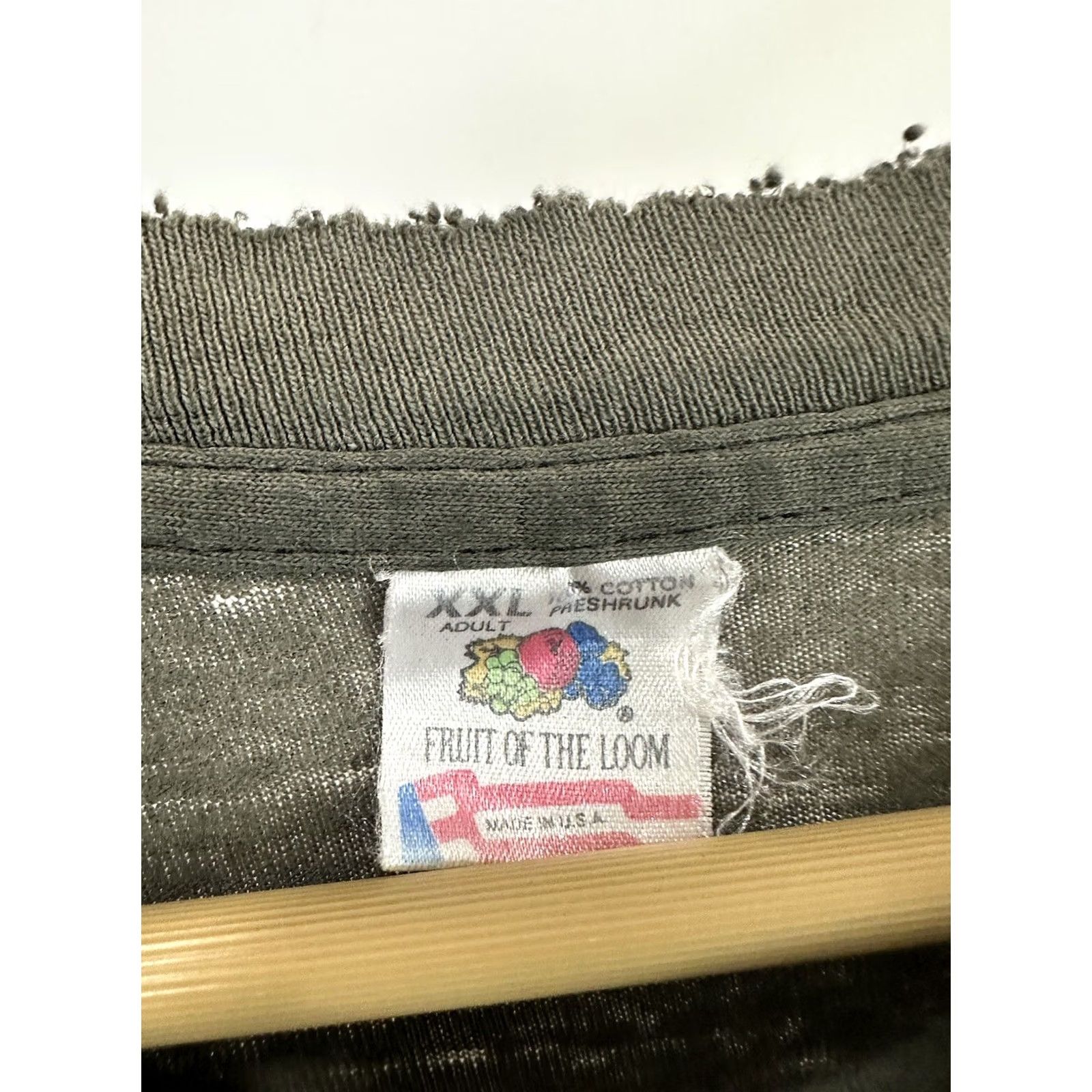 Fruit Of The Loom VTG 90s SWAT Military We Make House Calls Gun Gradient Sun Faded T-Shirt XXL Men Black Distressed Workwear Size US XXL / EU 58 / 5 - 5 Thumbnail