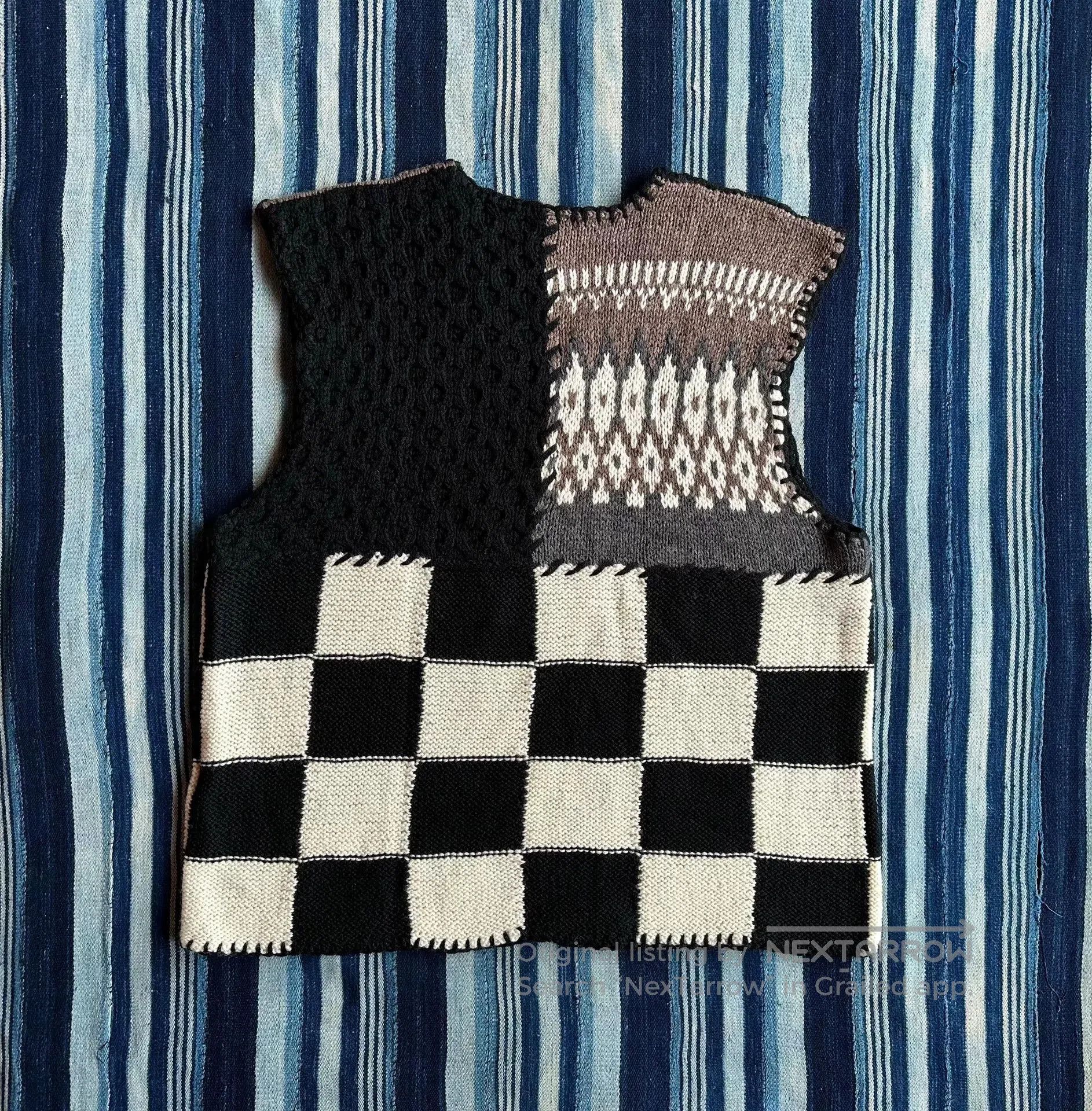 NOMA t.d patchwork hand-knit vest by noma t.d.. Size US S / EU 44-46 / 1 - 2 Thumbnail