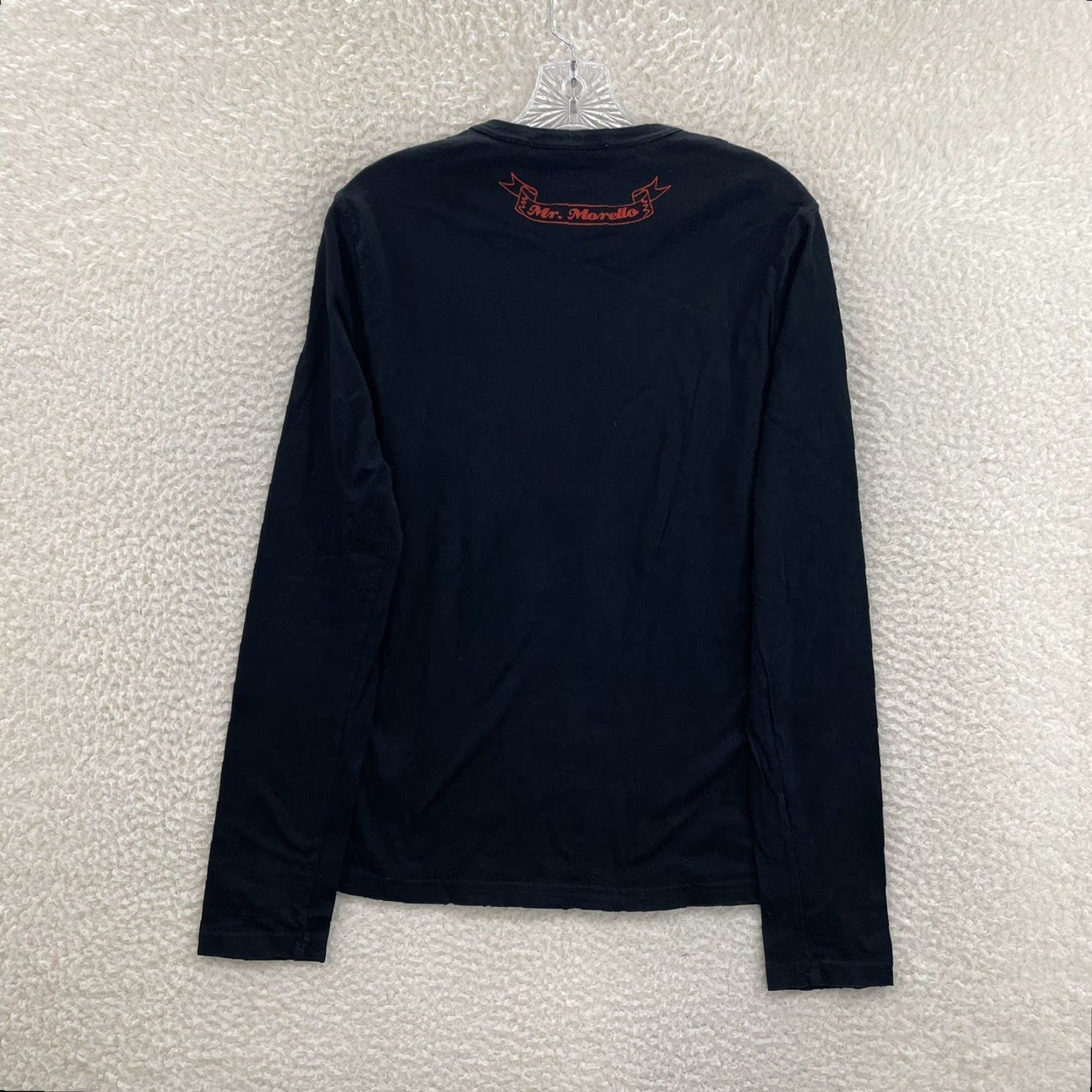 Frankie Morello VINTAGE Frankie Morello Shirt M Black Graphic Cyber Fairy Italy Designer Women's M Size M / US 6-8 / IT 42-44 - 2 Thumbnail