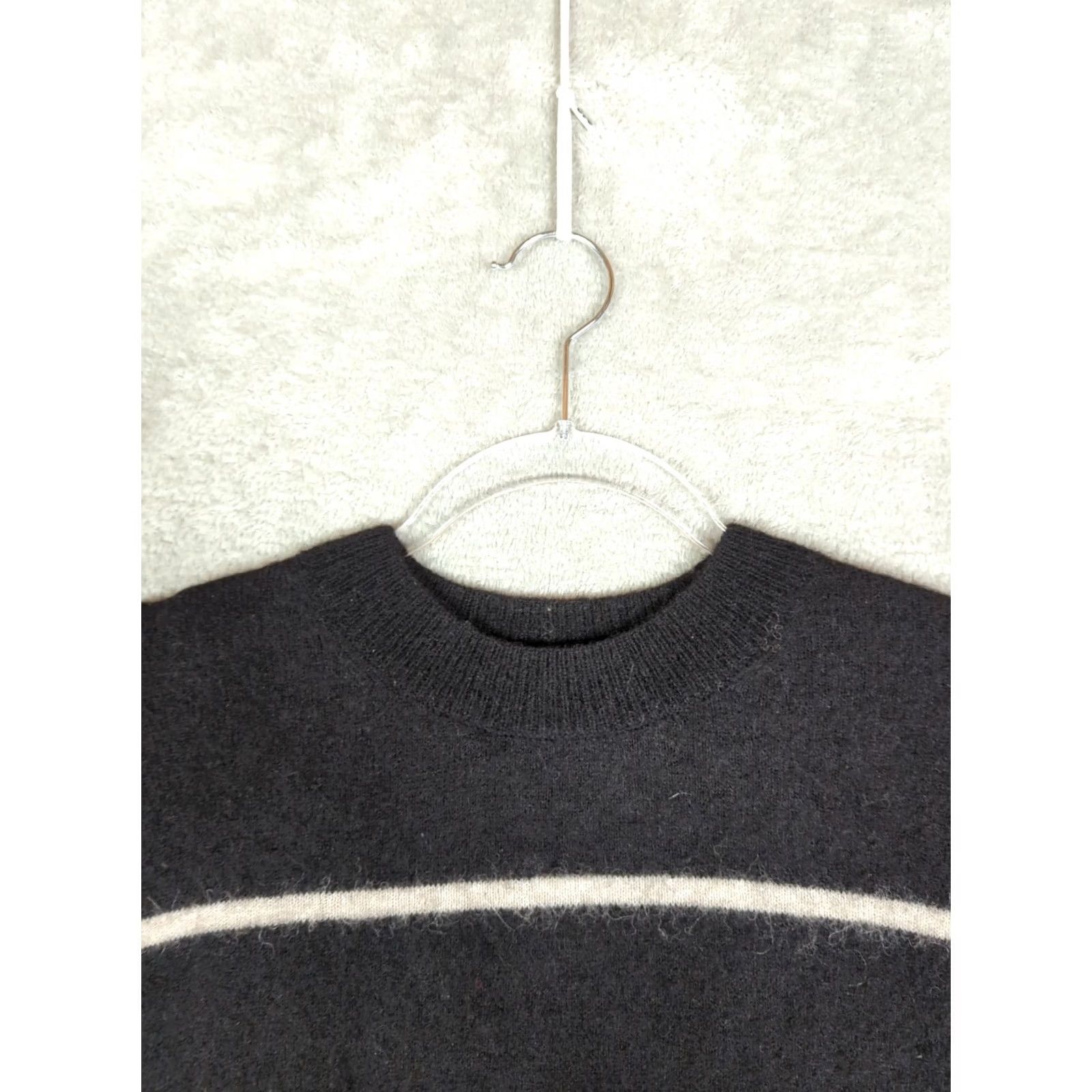 Other Stockholm Atelier Other Stories Sweater Womens S Black Alpaca Blend Long Slv Size S / US 4 / IT 40 - 5 Thumbnail
