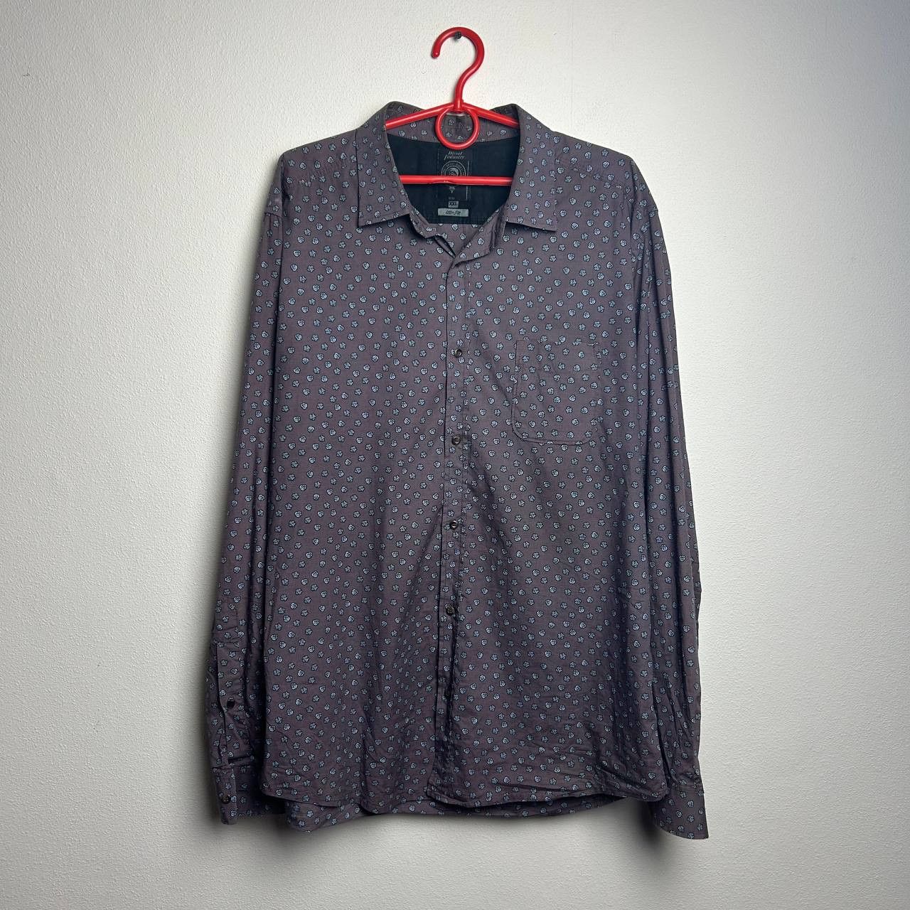 Diesel Vintage Diesel Graphic basic streetwear button shirt Size US XXL / EU 58 / 5 - 1 Thumbnail