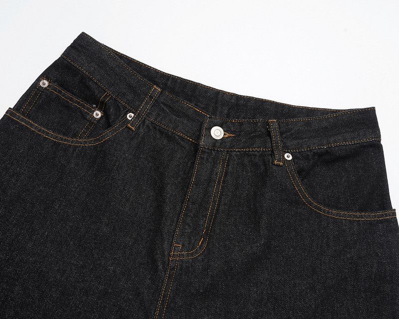 Jean High street washed loose wide-leg classic scimitar jeans Size US 32 / EU 48 - 3 Thumbnail