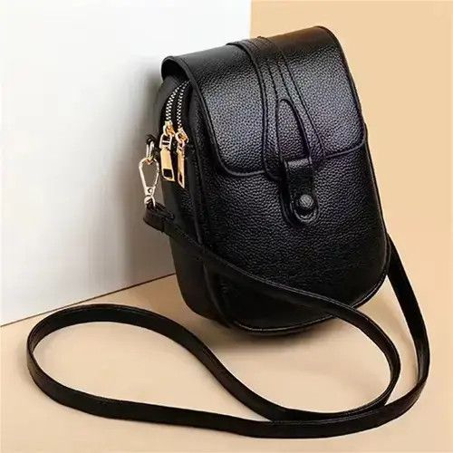 Other Simple Design PU Leather Crossbody Shoulder Bags Size ONE SIZE - 1 Thumbnail