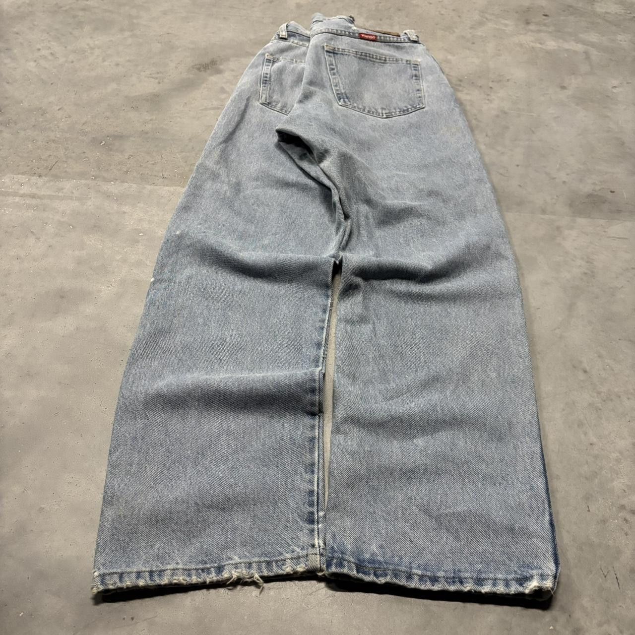 Japanese Brand × Vintage Crazy Vintage Y2K/2000s Light Wash Essential Denim Jeans! Size US 34 / EU 50 - 4 Thumbnail