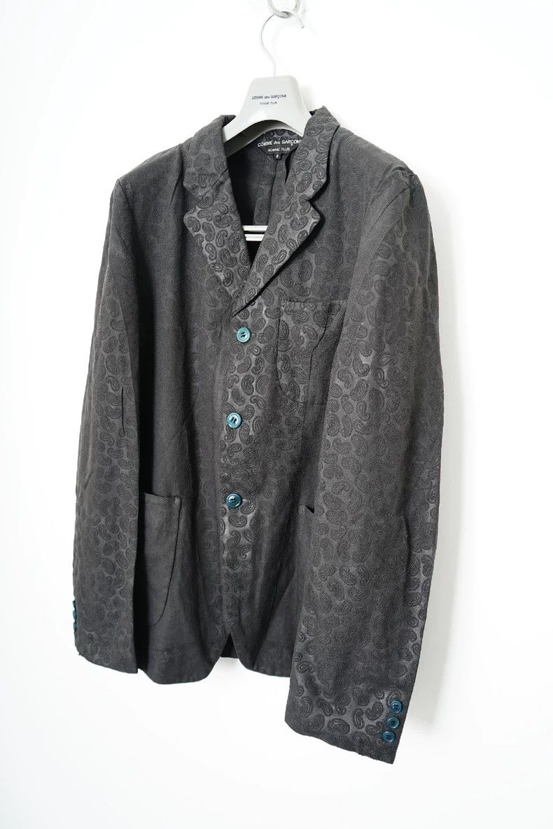 Comme des Garcons Comme des Garcons Cashew flower embroidered dark suit Size US S / EU 44-46 / 1 - 6 Thumbnail