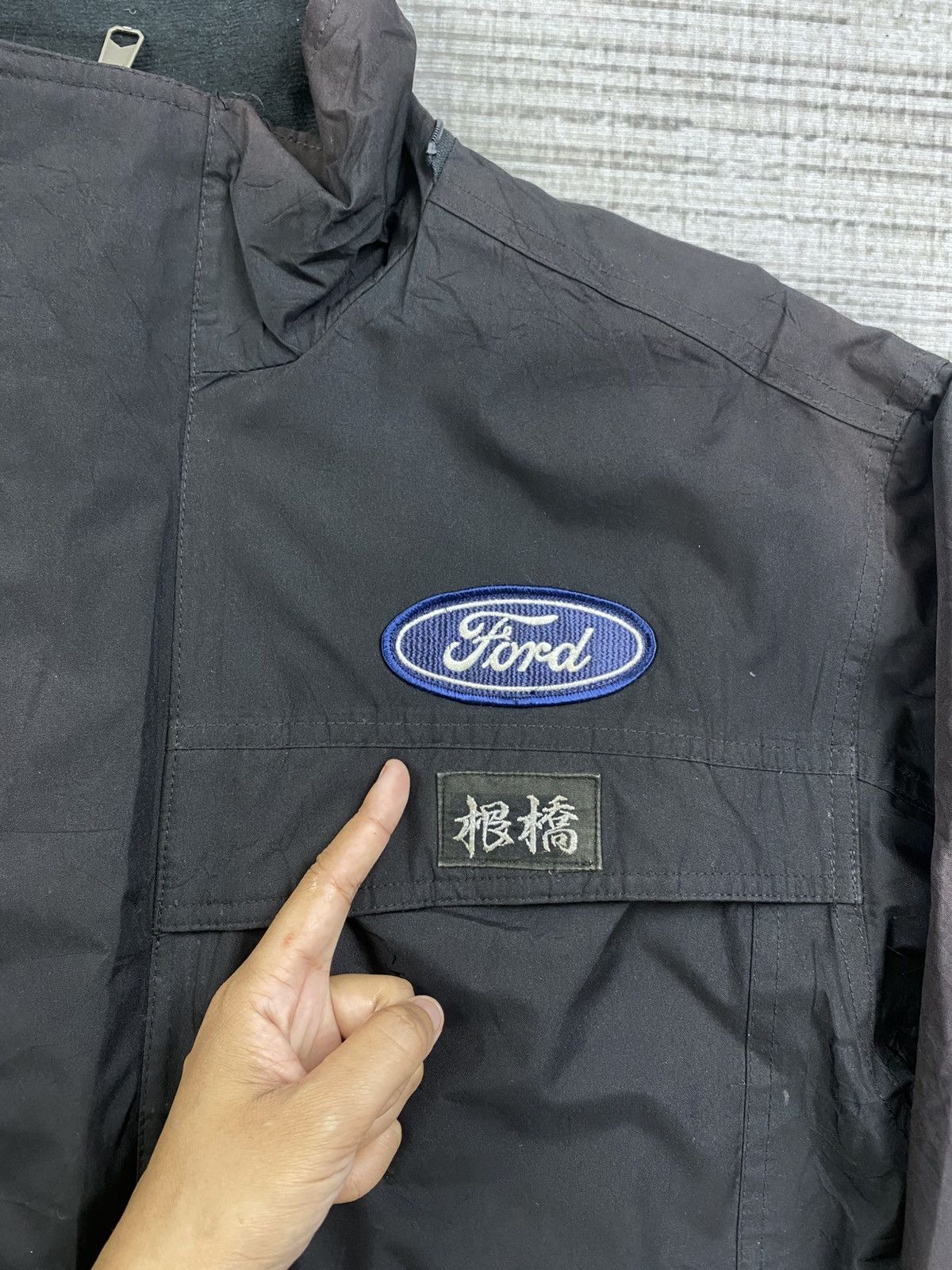 Ford × Vintage Vintage Ford Racing Embroidery Big Logo Faded Worker Jacket Size US L / EU 52-54 / 3 - 9 Thumbnail