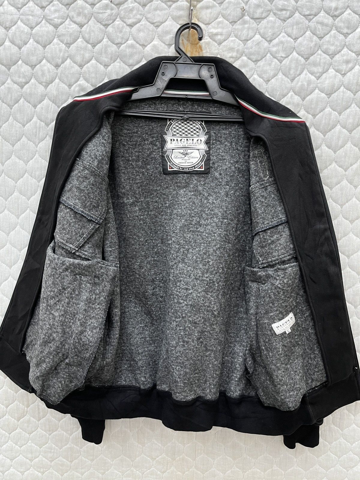 Japanese Brand 🔥🔥🔥STEALS PAGELO ITALY LEATHER TRIM JACKET Size US L / EU 52-54 / 3 - 11 Thumbnail