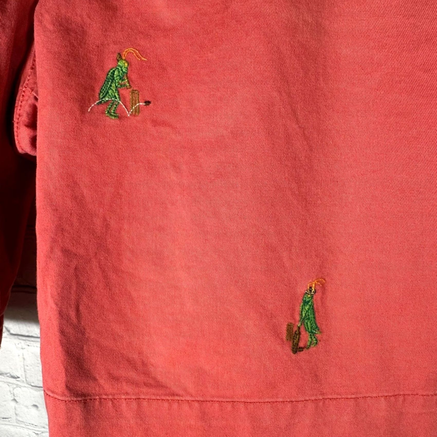 Polo Ralph Lauren VINTAGE Polo Ralph Lauren Mens Chino Shorts Polo Pickles Embroidered Sports Pink 9in Inseam Casual Mens Size US M / EU 48-50 / 2 - 4 Thumbnail