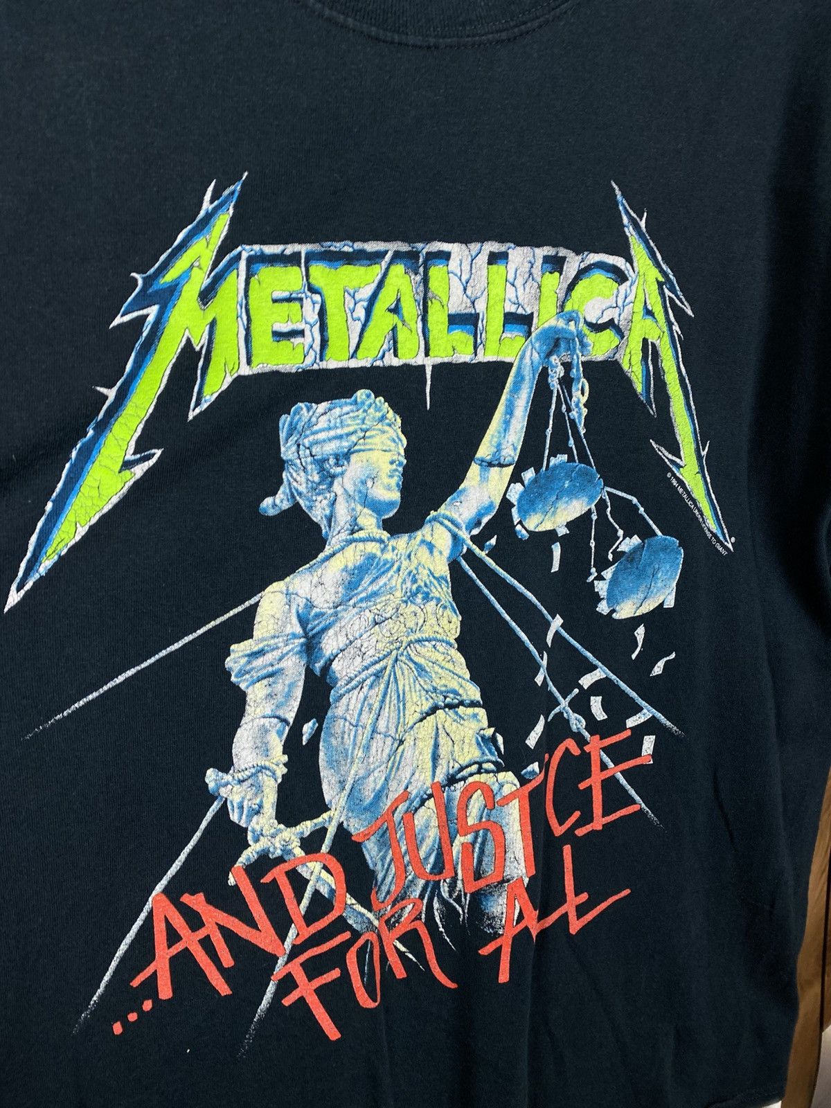 Metallica 💀Vintage 1994—2006 T-Shirt Metallica And Justce For All Tee💀 Size US XL / EU 56 / 4 - 8 Thumbnail
