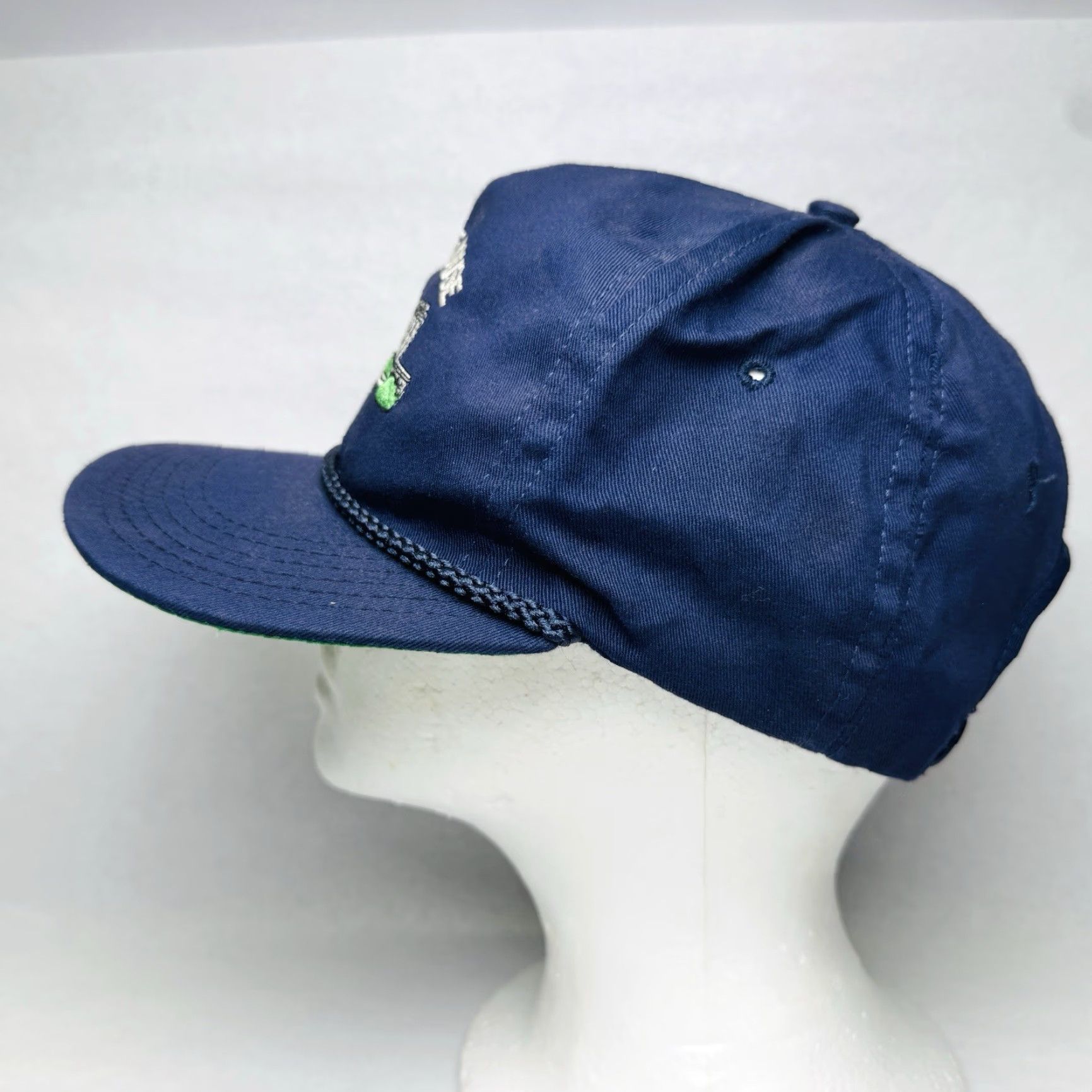 Vintage VINTAGE The White House SnapBack Hat Cap Made In USA Baseball Cap Men One Size White Adjustable USA Cap Size ONE SIZE - 4 Thumbnail