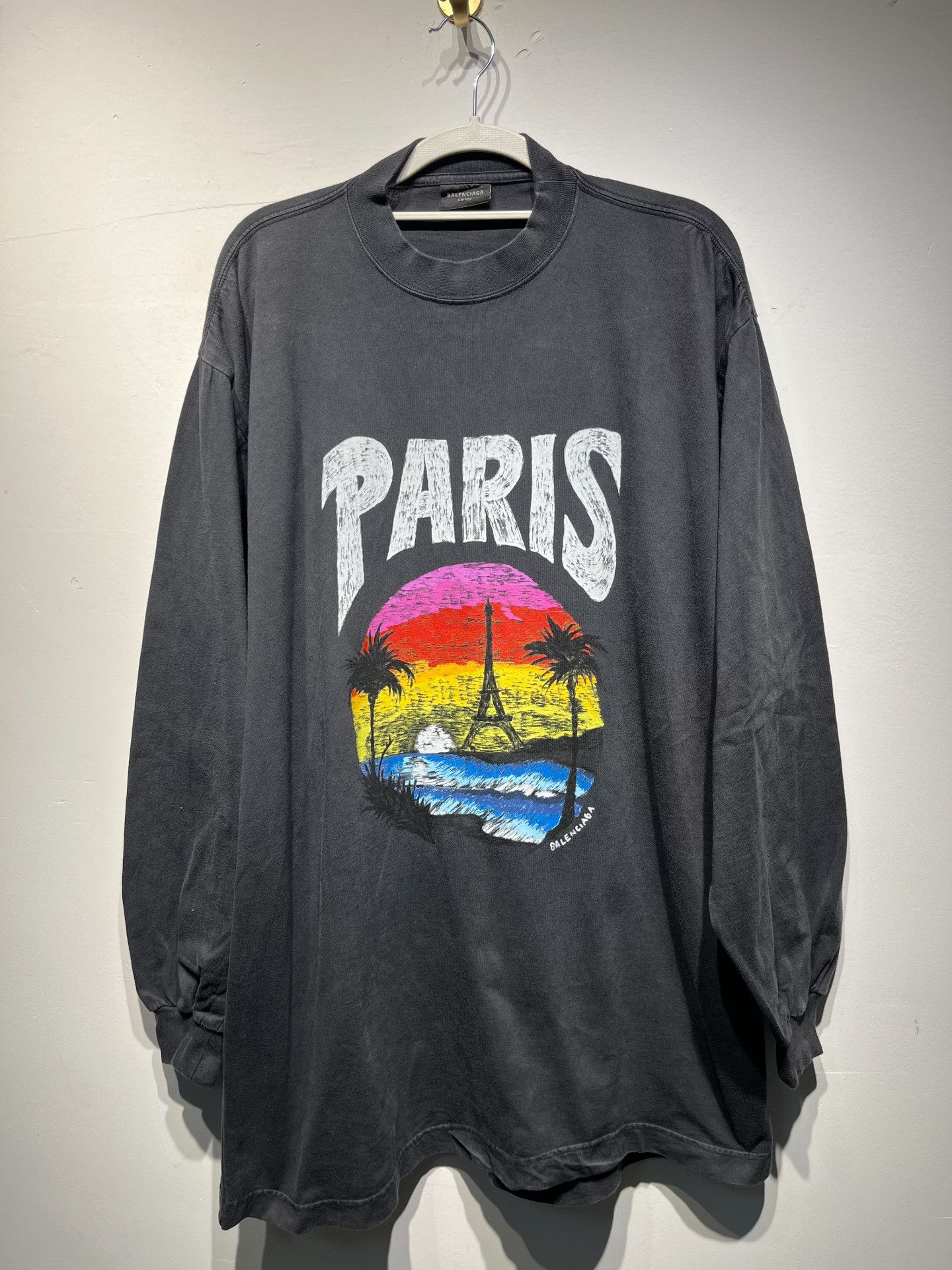 Balenciaga Balenciaga Printed Black T-Shirt 1 Women Size XS / US 0-2 / IT 36-38 - 1 Thumbnail