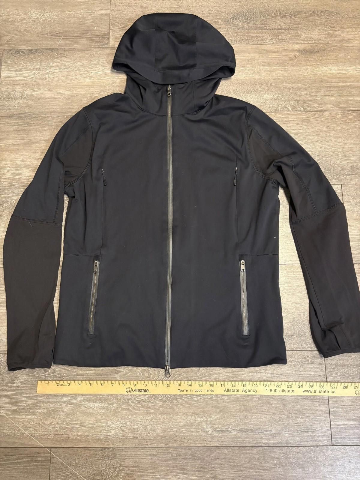 Lululemon Lululemon Full Zip Hoodie Sweatshirt Black Stretch Men’s L Size US L / EU 52-54 / 3 - 6 Thumbnail