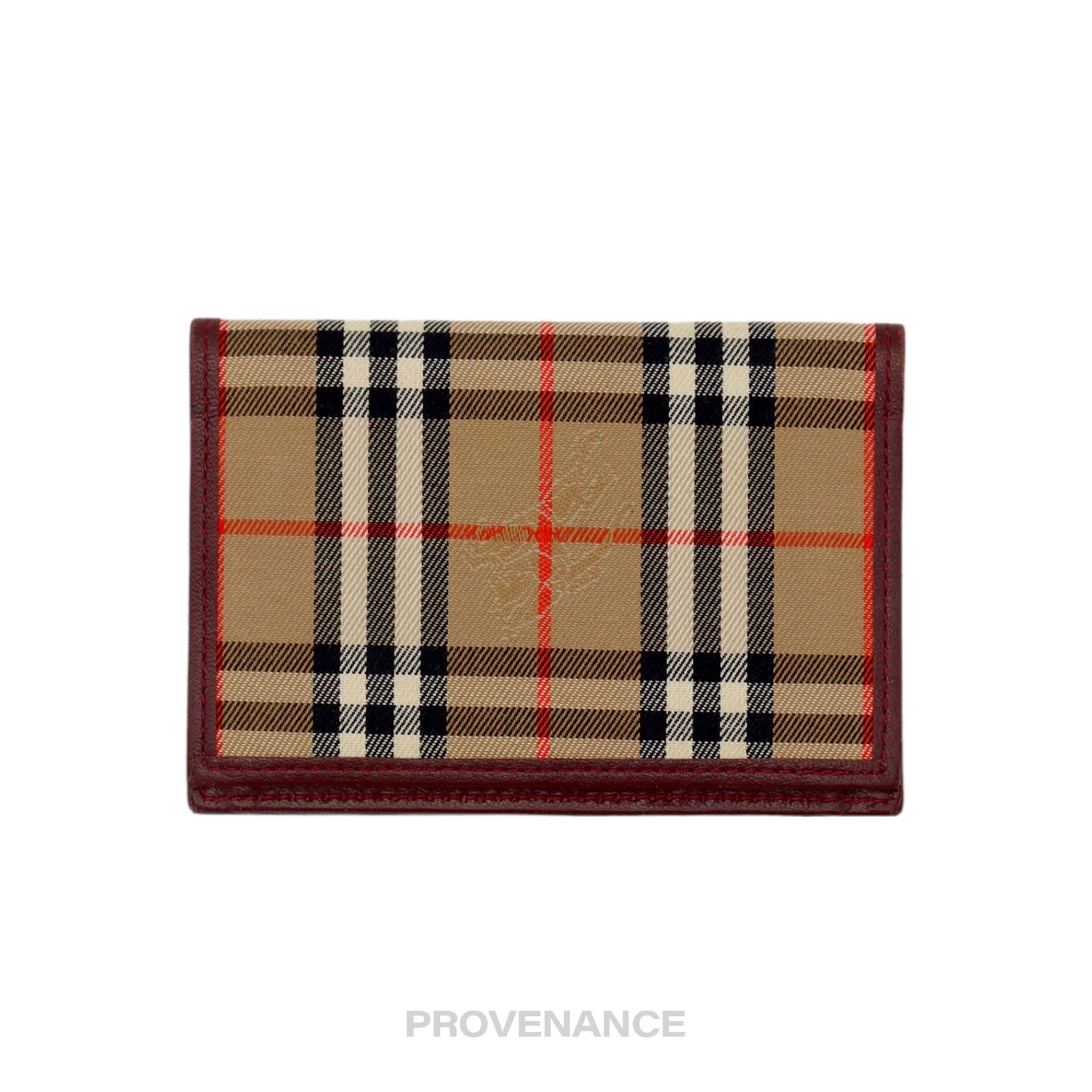 Burberry 🔴 Burberry Pocket Organizer Card Wallet - Nova Check Size ONE SIZE - 2 Thumbnail