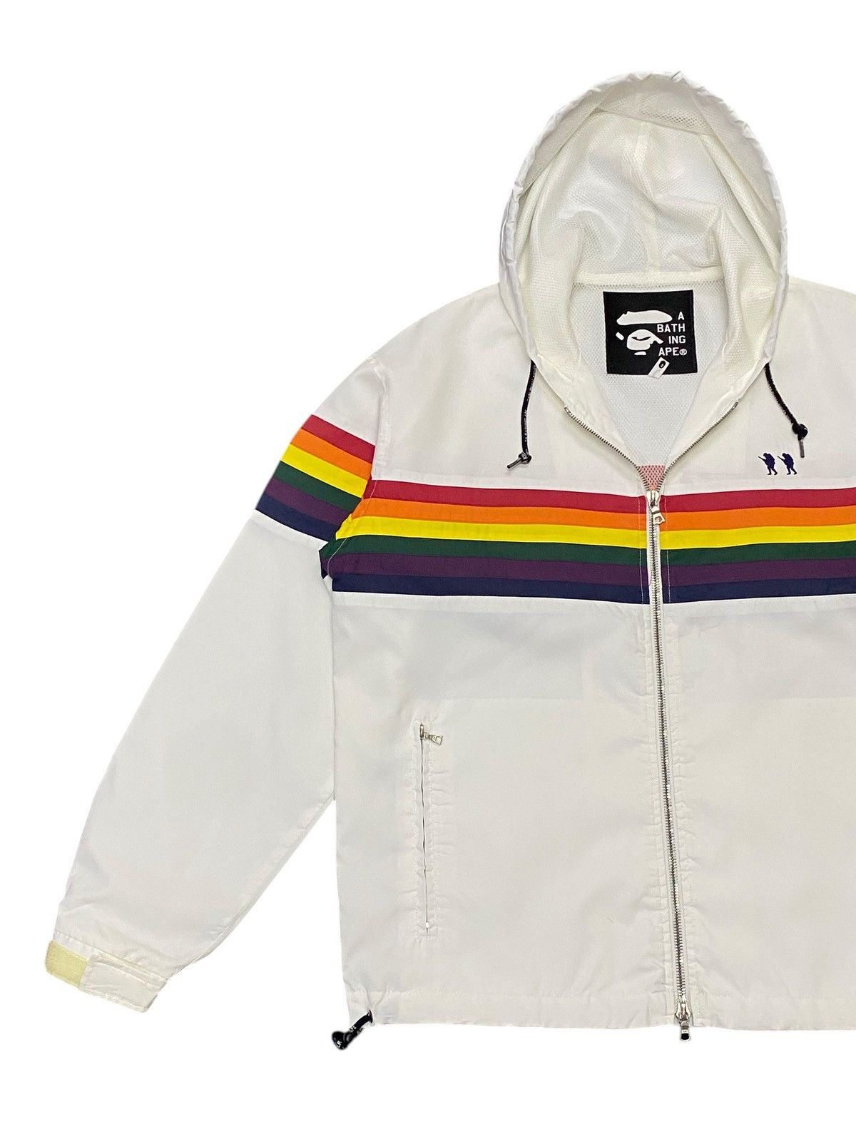 Bape Vintage A Bathing Ape Footsoldier Rainbow Hoodie Jacket Size US S / EU 44-46 / 1 - 8 Thumbnail