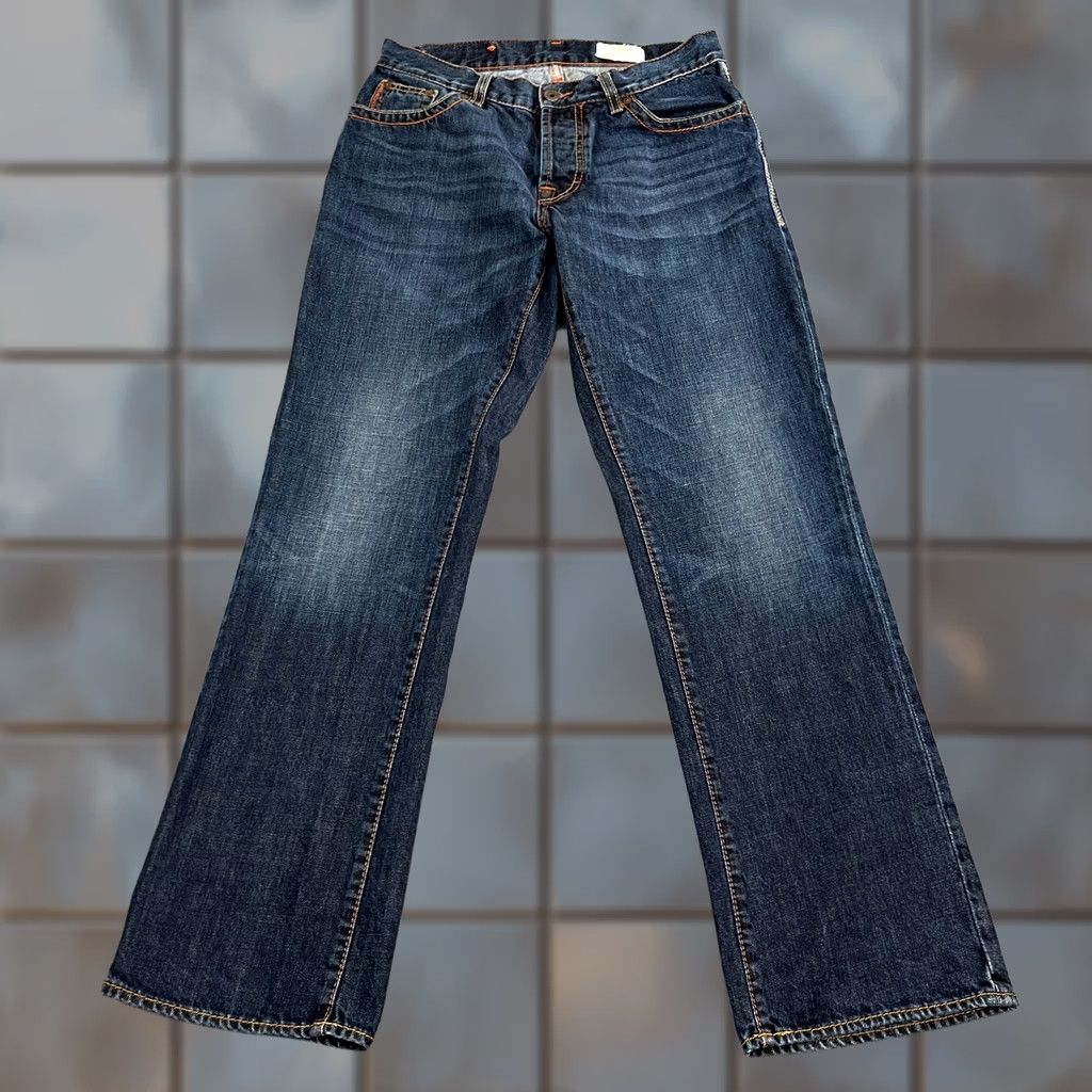 Hugo Boss HUGO BOSS Jeans Relaxed Straight 30 30 Denim 5-Pocket Dark Wash Blue Cotton Mens Regular Size 30 Size US 30 / EU 46 - 1 Thumbnail