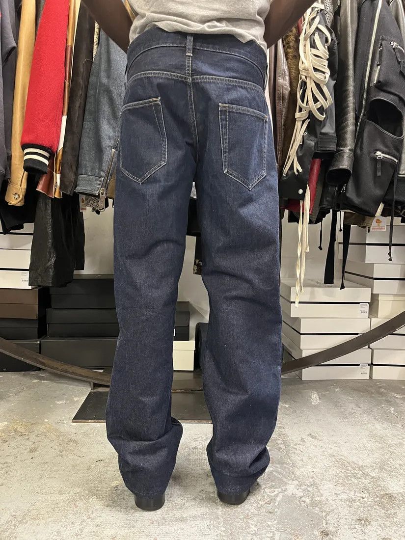 Designer × Prada × Vintage 2000s Prada Brut Navy Denim Jeans Size US 34 / EU 50 - 3 Thumbnail