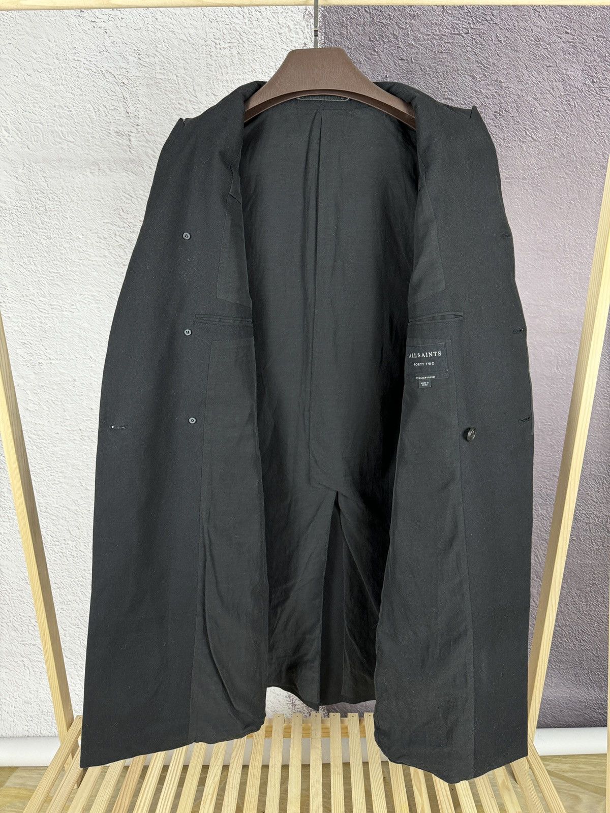 Allsaints Allsaints Union coat double breasted black Japanese size XL Size US XL / EU 56 / 4 - 15 Thumbnail