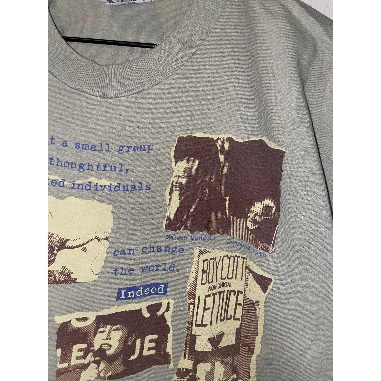 Vintage Vintage Never Doubt Margaret Mead Change The World XL Tee Size US XL / EU 56 / 4 - 3 Thumbnail