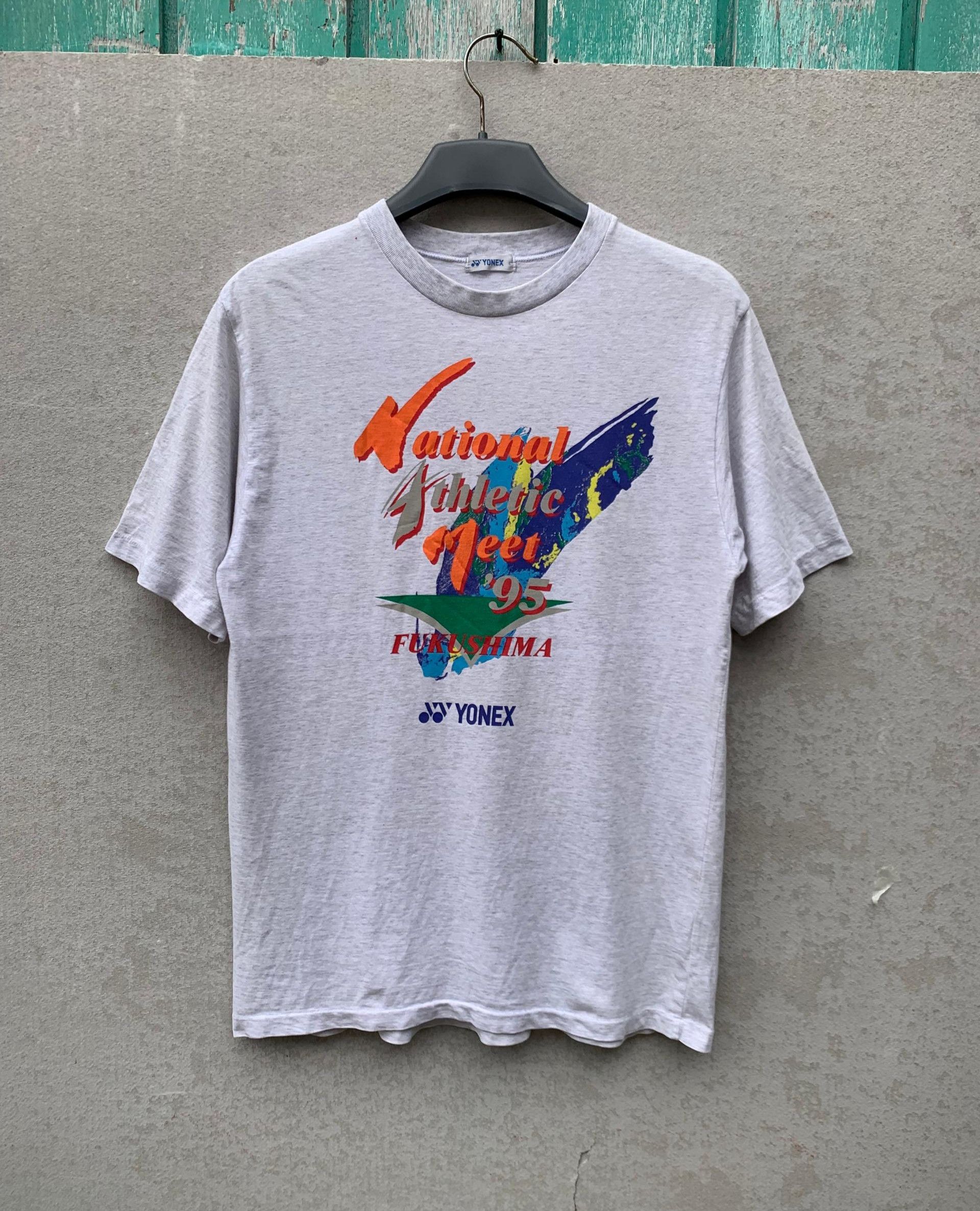 Japanese Brand × Vintage Vintage 90s Yonex National Athlentic Meet Shirt Size US L / EU 52-54 / 3 - 1 Thumbnail