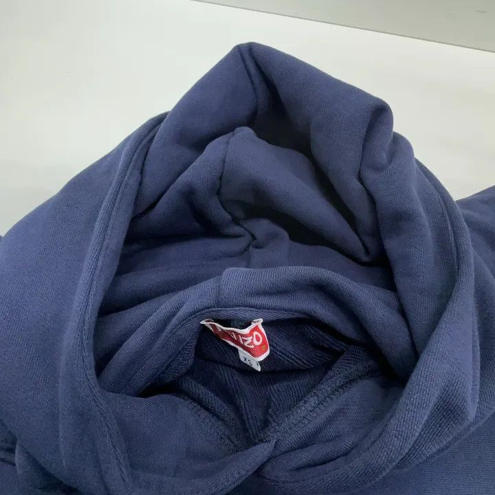 Kenzo Kenzo Logo Print Hoodie in Navy Blue -2507 Size US XS / EU 42 / 0 - 6 Thumbnail