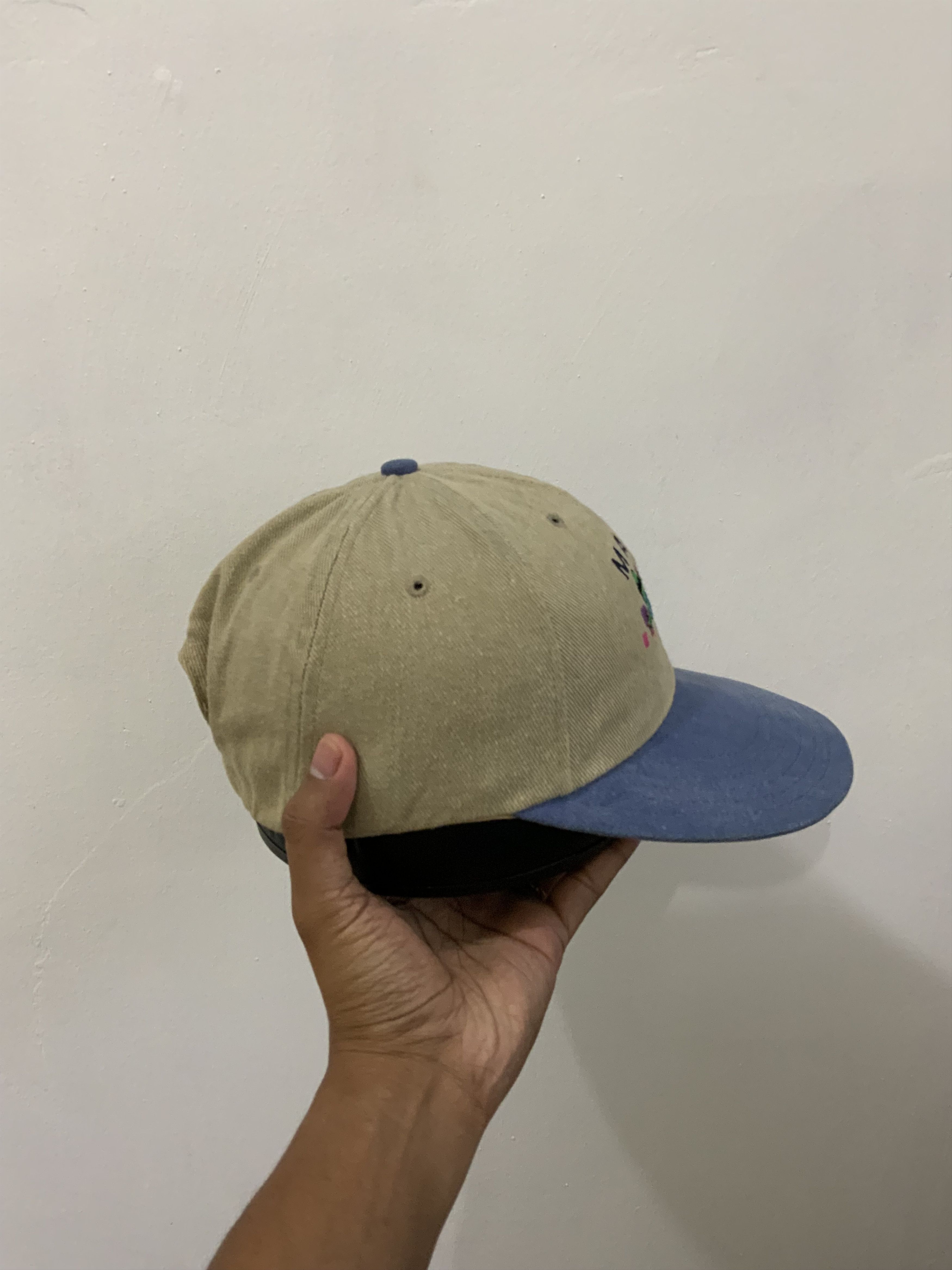 Vintage Maui Streetwear Denim Embroidery Hat Cap Size ONE SIZE - 7 Thumbnail