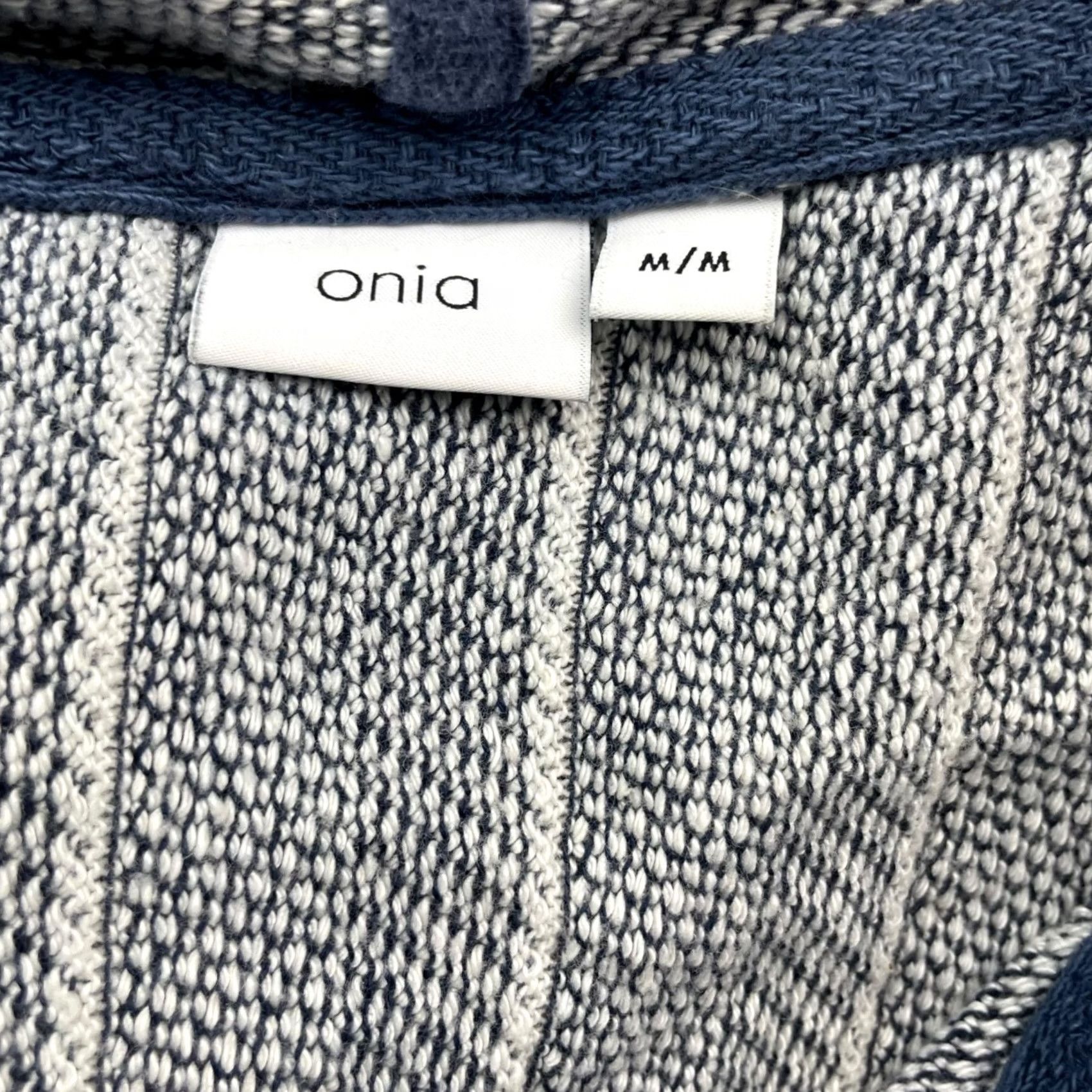 Onia Onia Hoodie Pullover Beach Hoodie Medium Navy/White Stripe Mens Size M / US 6-8 / IT 42-44 - 4 Thumbnail