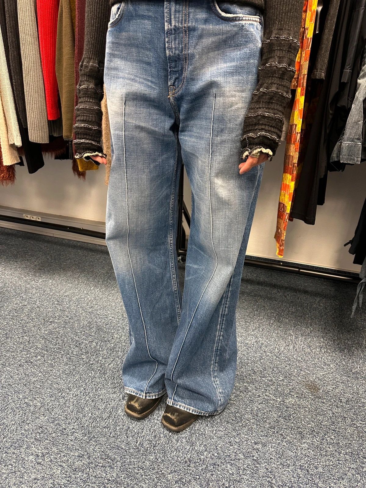 Acne Studios Acne Studio Sample Baggy Wide Legs Denim Pants Size 26" / US 2 / IT 38 - 2 Thumbnail