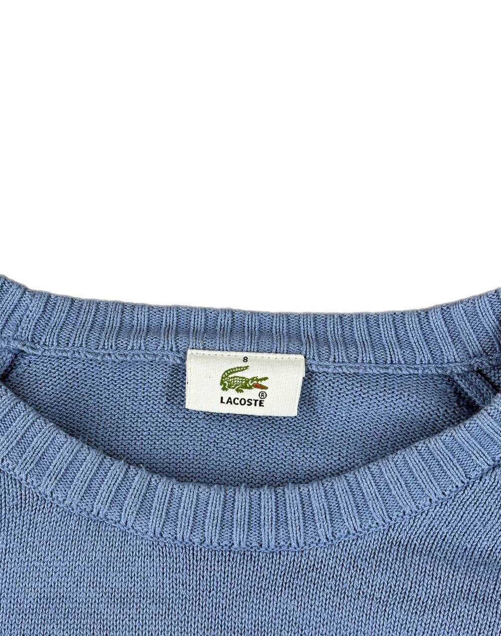 Lacoste Lacoste vintage knit sweater blue/white mini logo Size US L / EU 52-54 / 3 - 5 Thumbnail