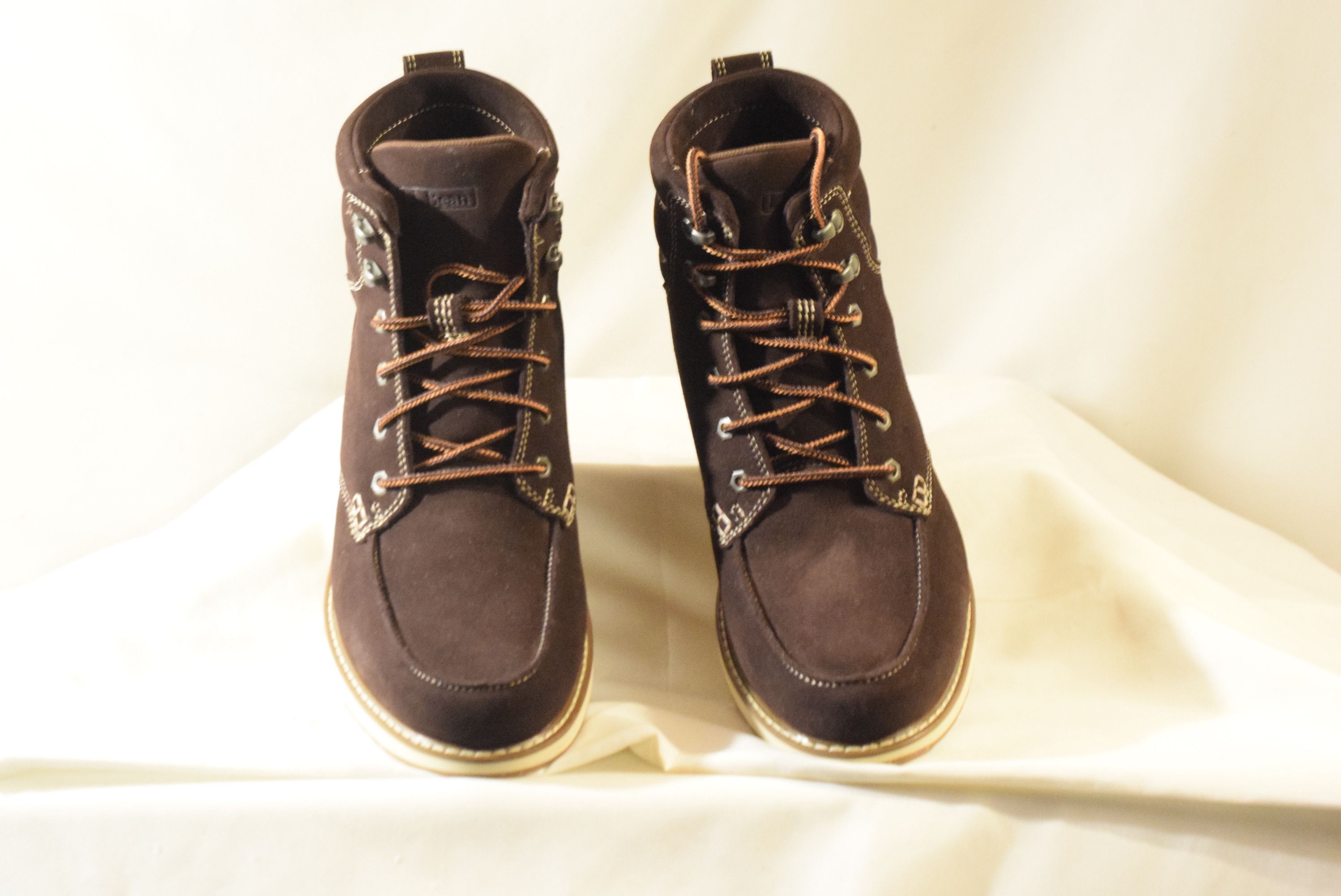 L.L. Bean L.L. Bean Stonington Boots, Men's Suede Moc-Toe Size US 13 / EU 46 - 1 Thumbnail