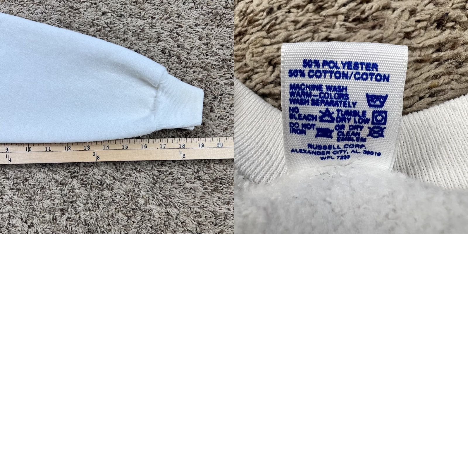 Russell Athletic VINTAGE Russell Athletic Kappa Alpha Sorority Crewneck Sweatshirt XL White 90s Unisex Adults Mens Womens Pullover Logo Patch Size US XL / EU 56 / 4 - 9 Thumbnail