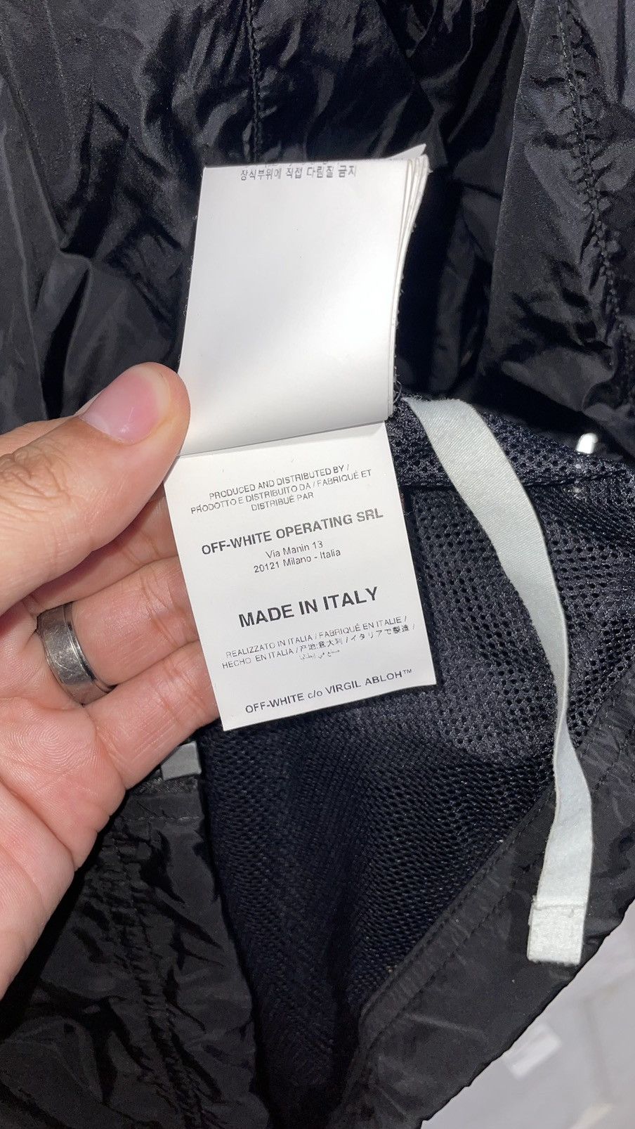 Off-White Off-White Nylon Track Jacket Size L Size US L / EU 52-54 / 3 - 9 Thumbnail