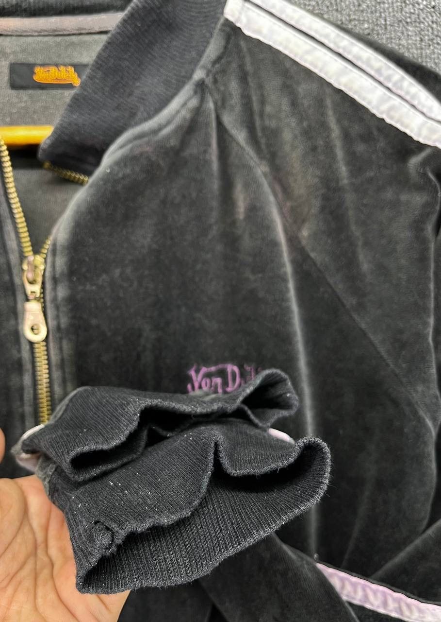 Von Dutch Vintage Von Dutch Rare Velvet Zip Up Jacket Size L / US 10 / IT 46 - 12 Thumbnail
