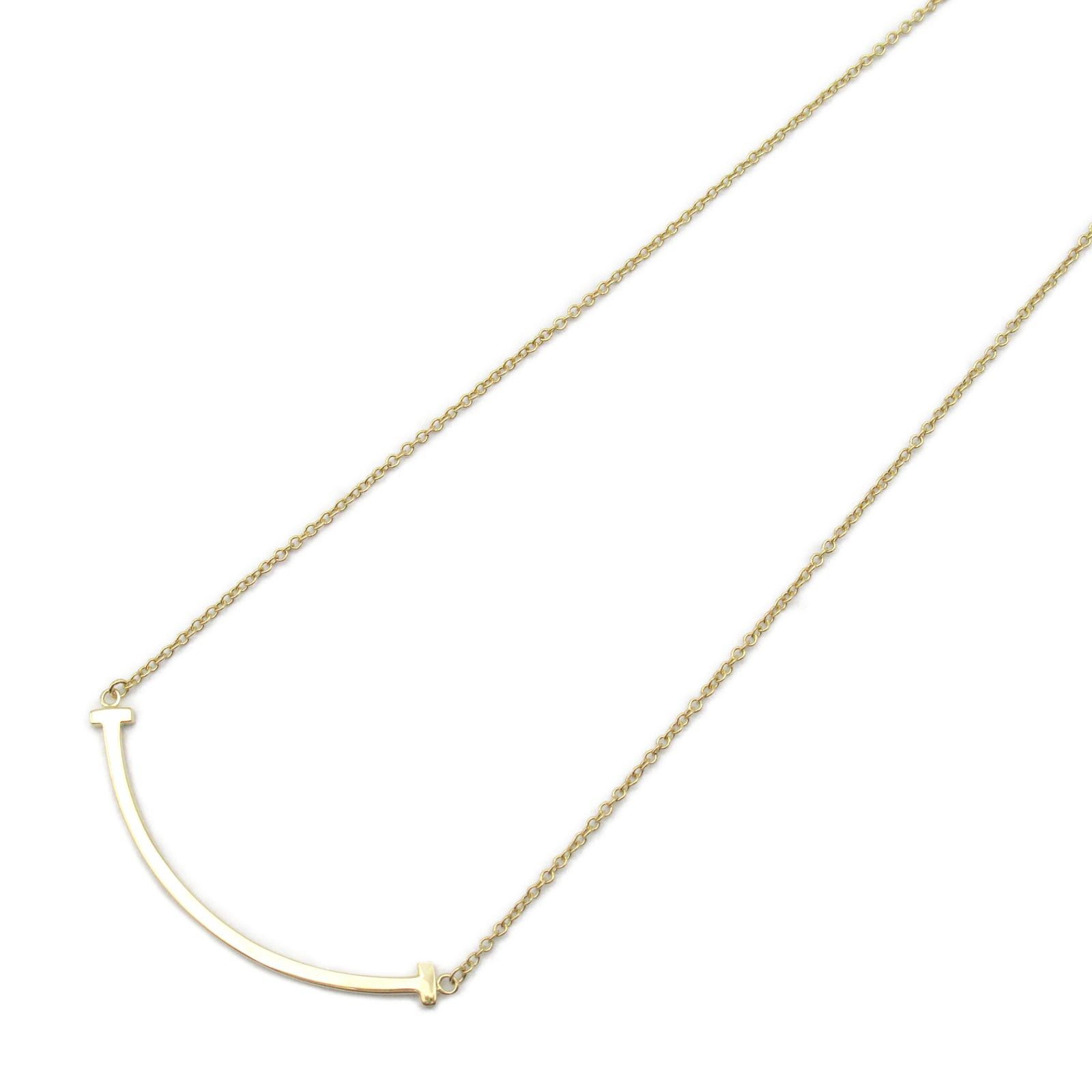 Tiffany & Co. Tiffany Co T-Smile Small Necklace K18 (Yellow Gold) Gold Size ONE SIZE - 1 Thumbnail