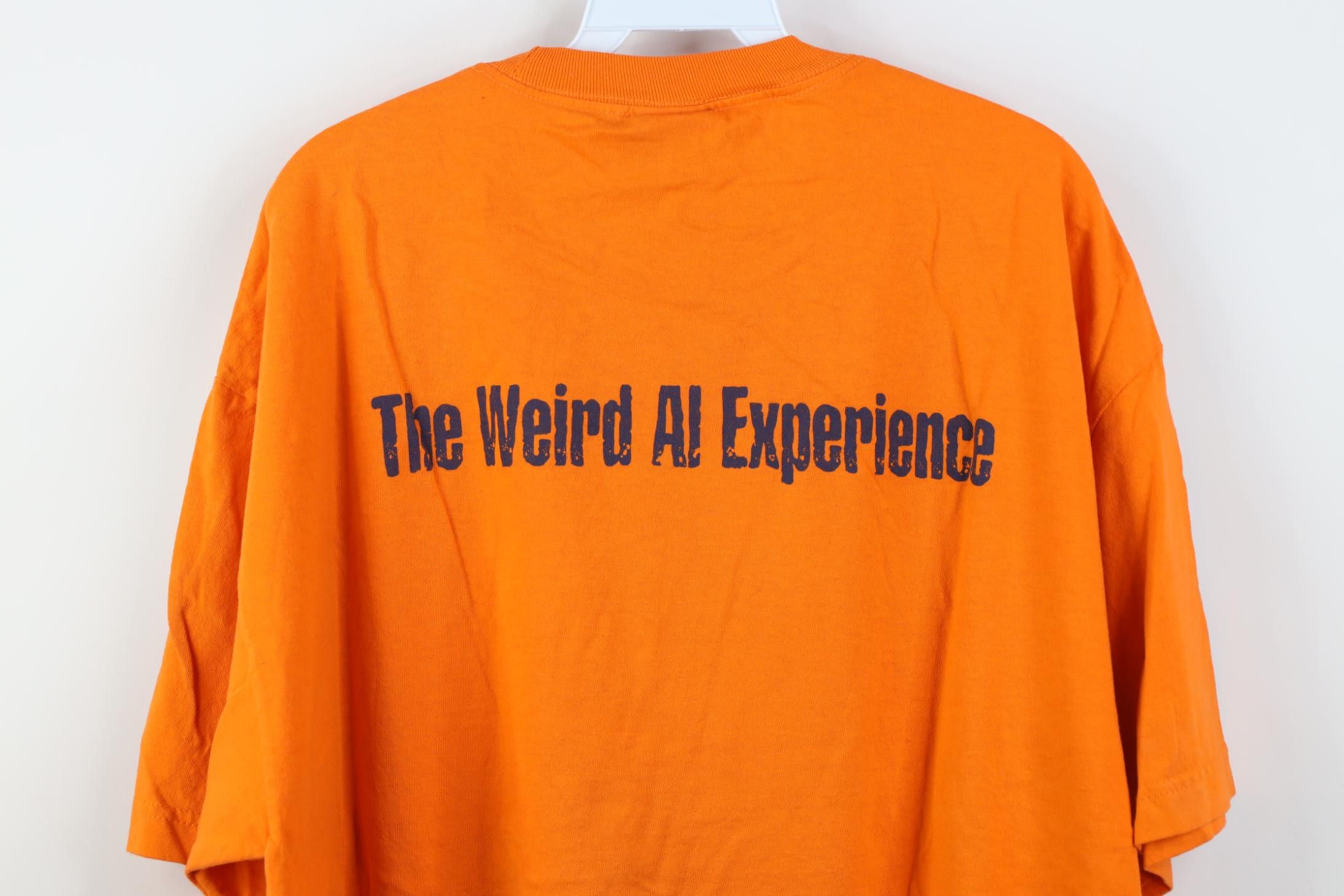 Vintage Vintage 90s Y2K The Weird Al Experience Al Yankovic T-Shirt Size US XL / EU 56 / 4 - 13 Thumbnail