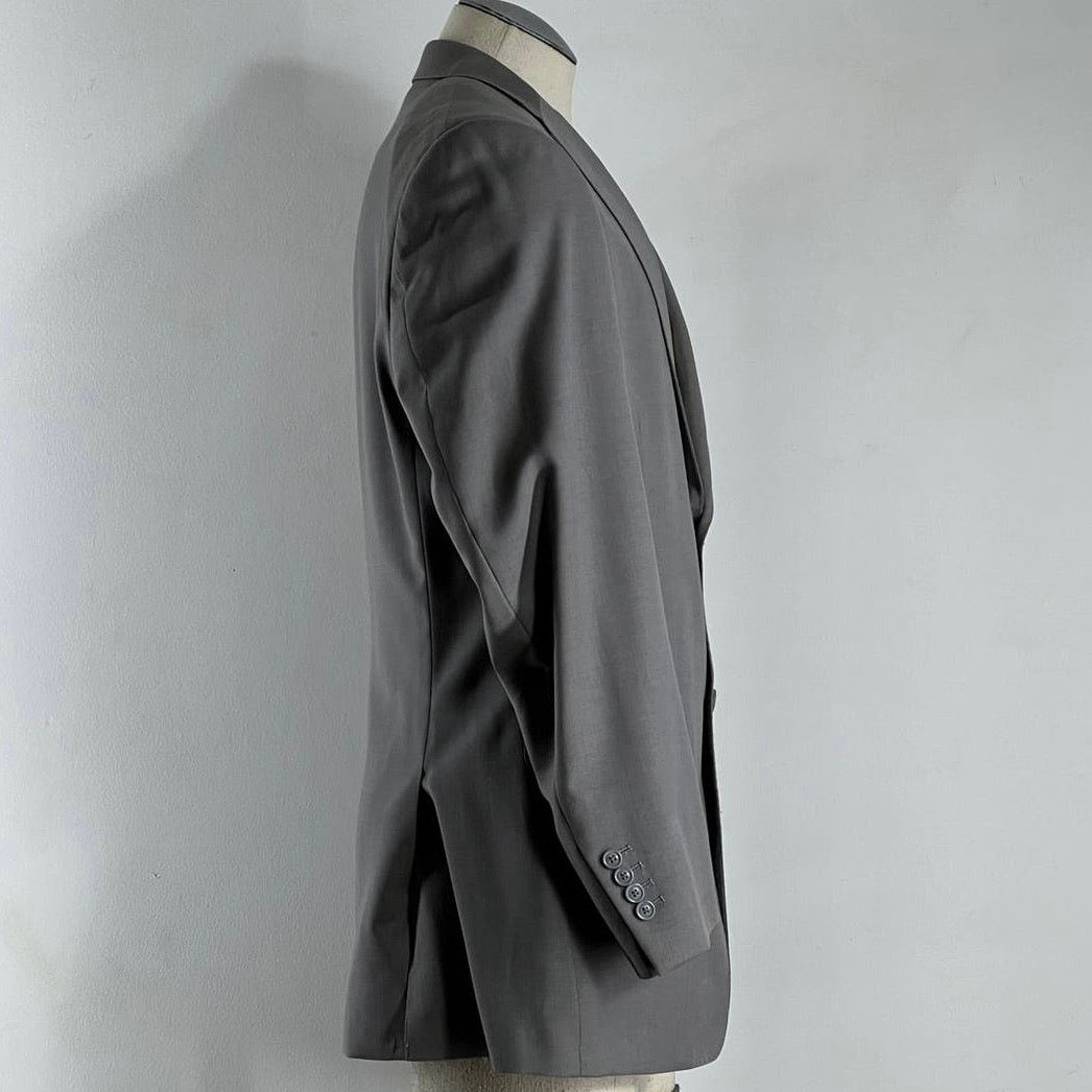 Valentino Valentino Mens Blazer Zegna 150S Gray Wool Silk Jacket Sz 42 Size US L / EU 52-54 / 3 - 10 Thumbnail